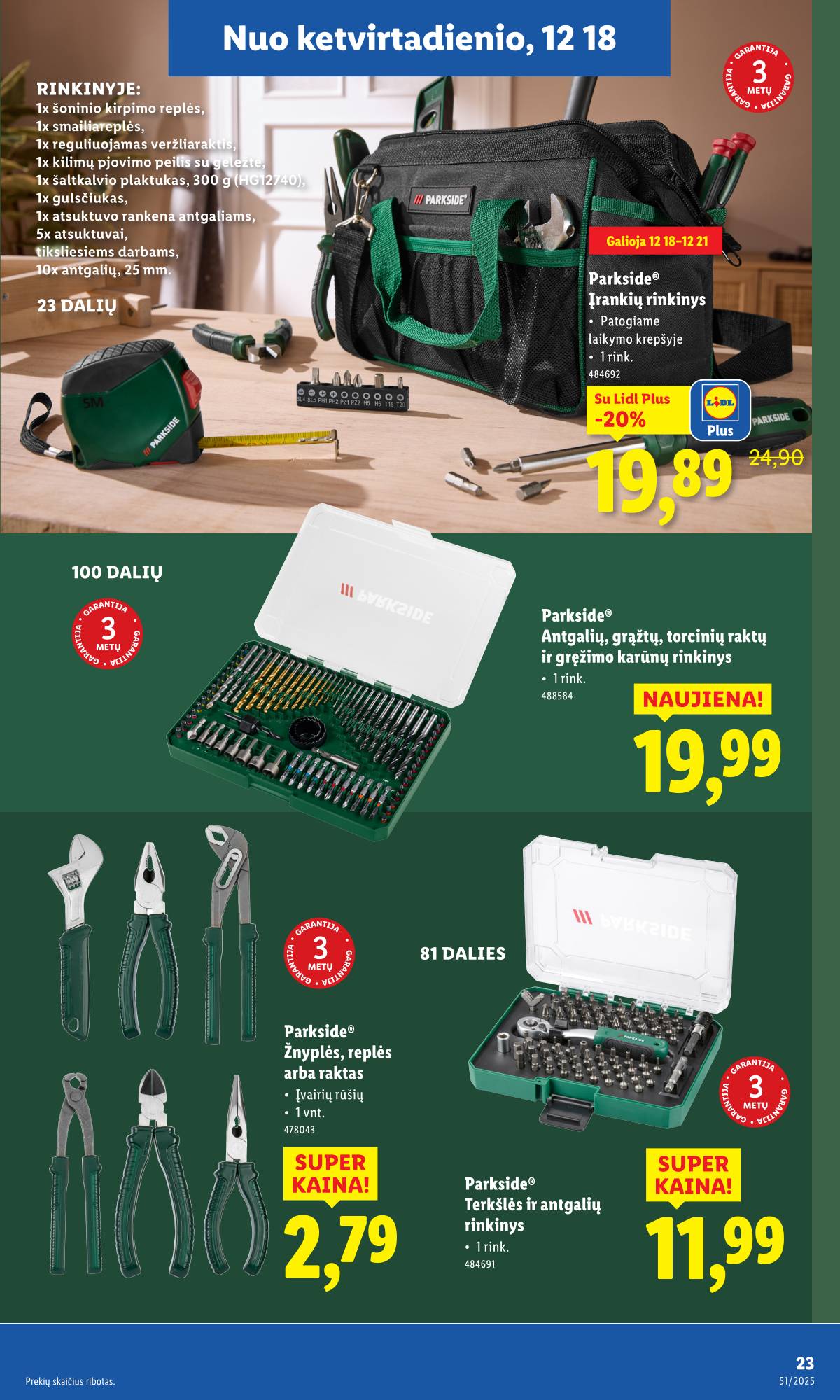 Lidl - LIDL Ne maisto prekių akcijų leidinys 23 puslapis