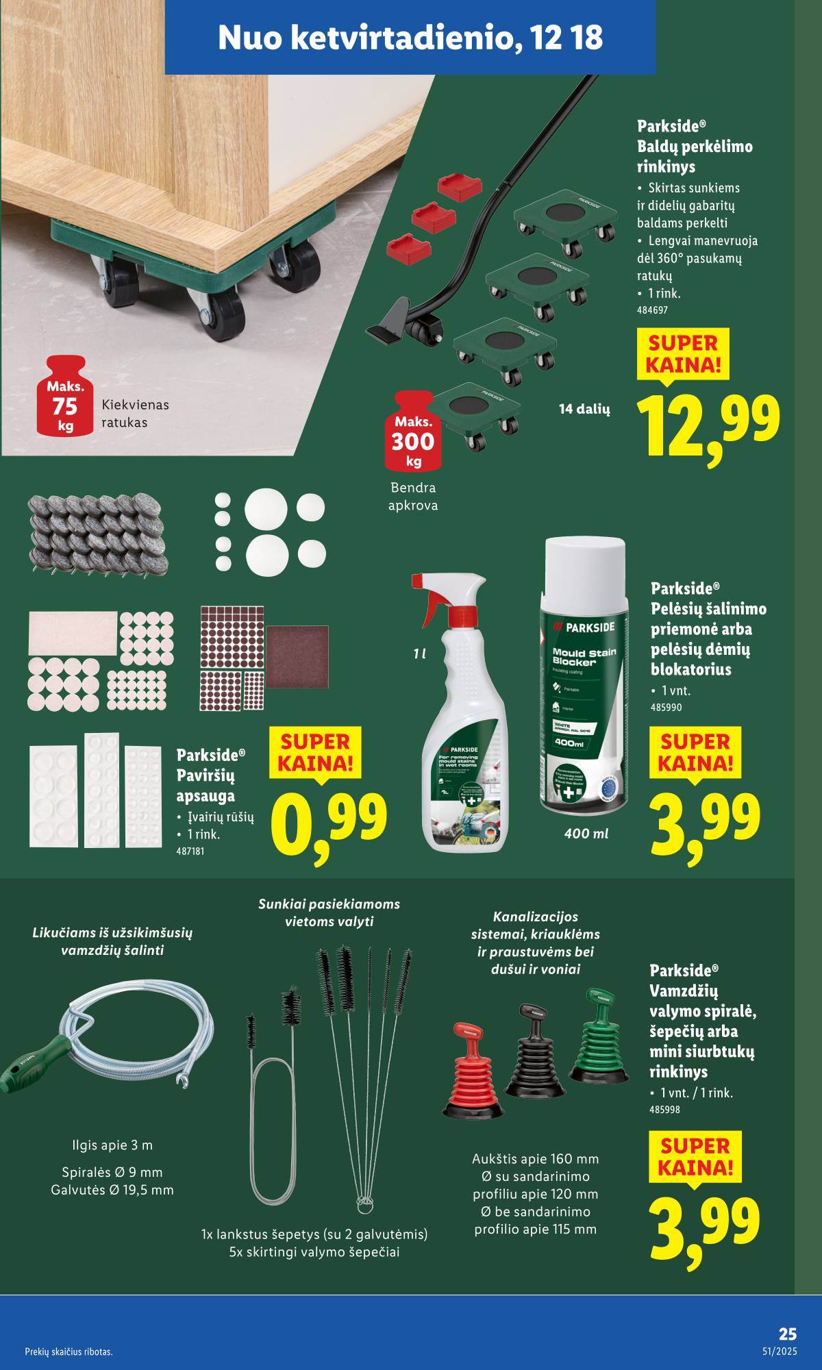 Lidl - LIDL Ne maisto prekių akcijų leidinys 25 puslapis