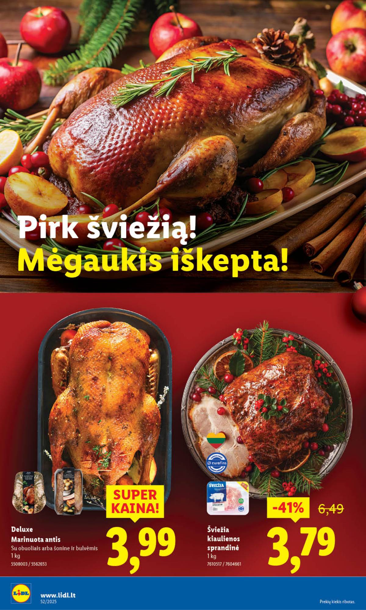 Lidl - LIDL SAVAITĖS Maisto prekių akcijų leidinys 12 puslapis