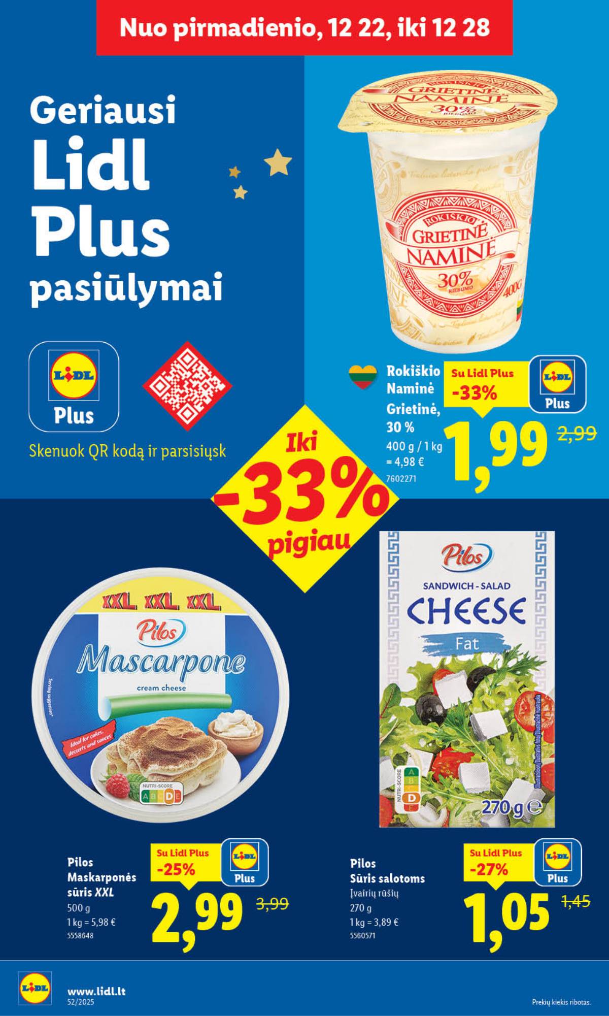 Lidl - LIDL SAVAITĖS Maisto prekių akcijų leidinys 18 puslapis