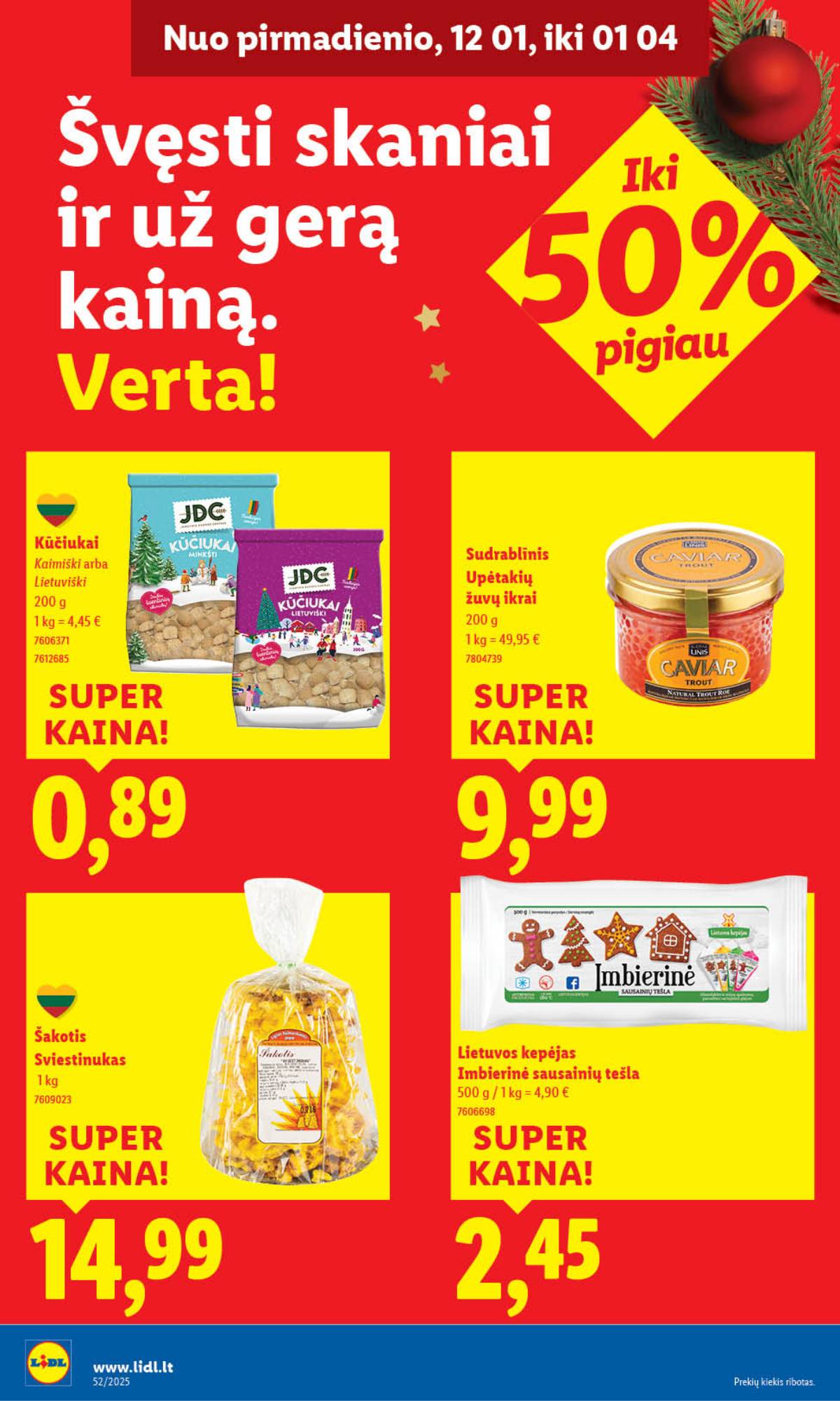 Lidl - LIDL SAVAITĖS Maisto prekių akcijų leidinys 20 puslapis