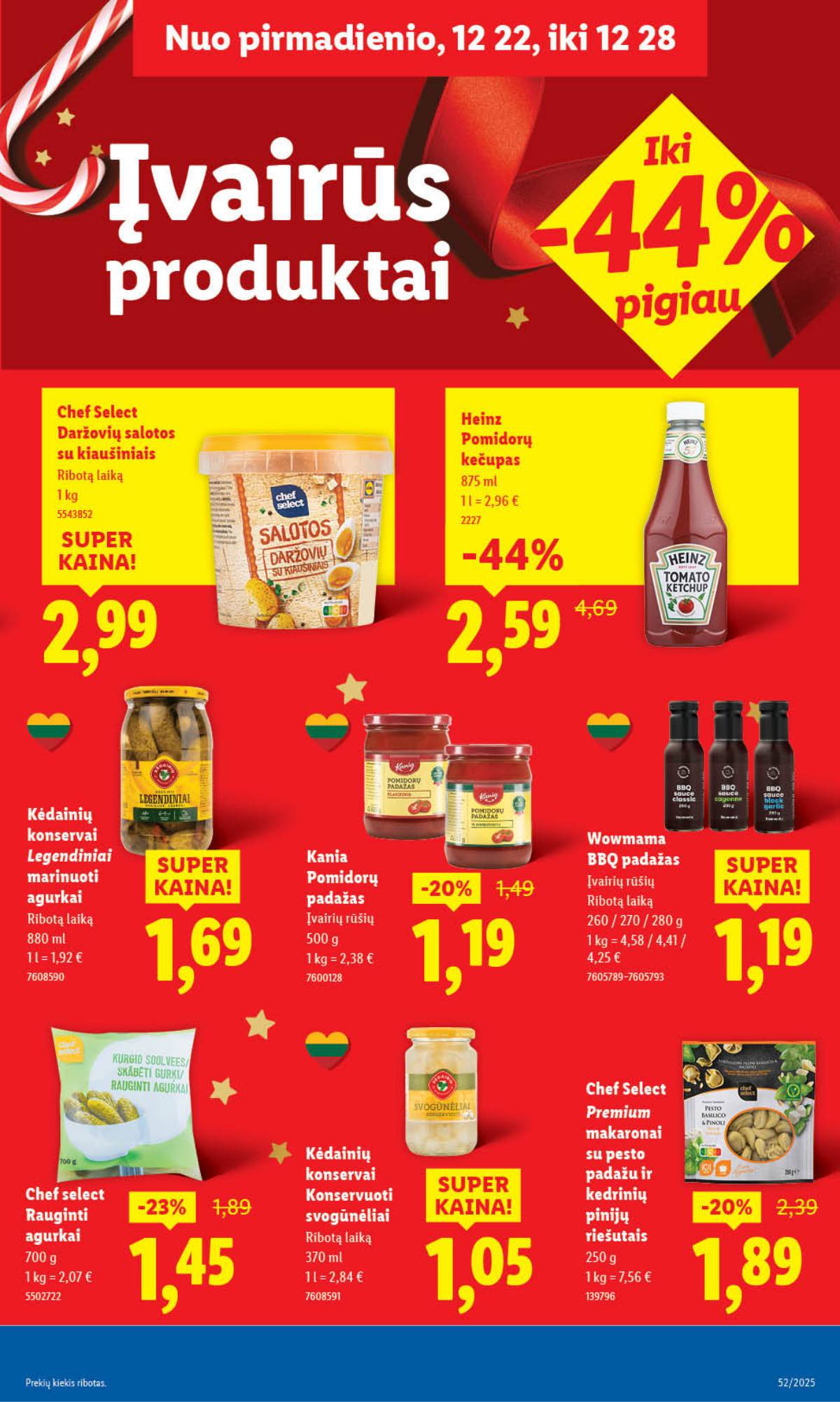 Lidl - LIDL SAVAITĖS Maisto prekių akcijų leidinys 27 puslapis
