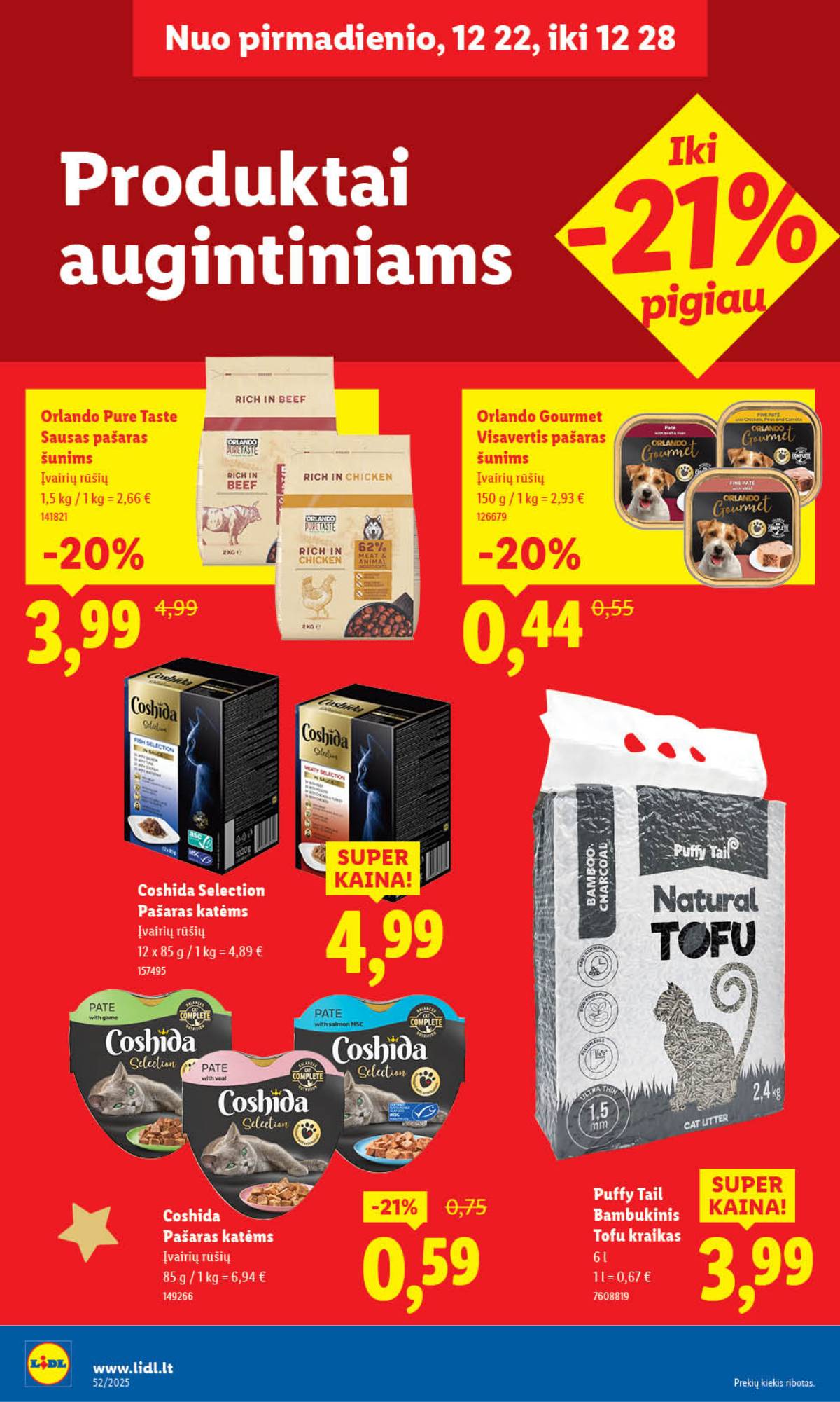 Lidl - LIDL SAVAITĖS Maisto prekių akcijų leidinys 40 puslapis