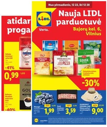 Lidl - Nauja LIDL parduotuvė 2025-12-22 – 2025-12-28