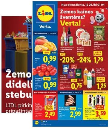 Lidl - LIDL SAVAITĖS Maisto prekių akcijų leidinys 2025-12-29 – 2026-01-04