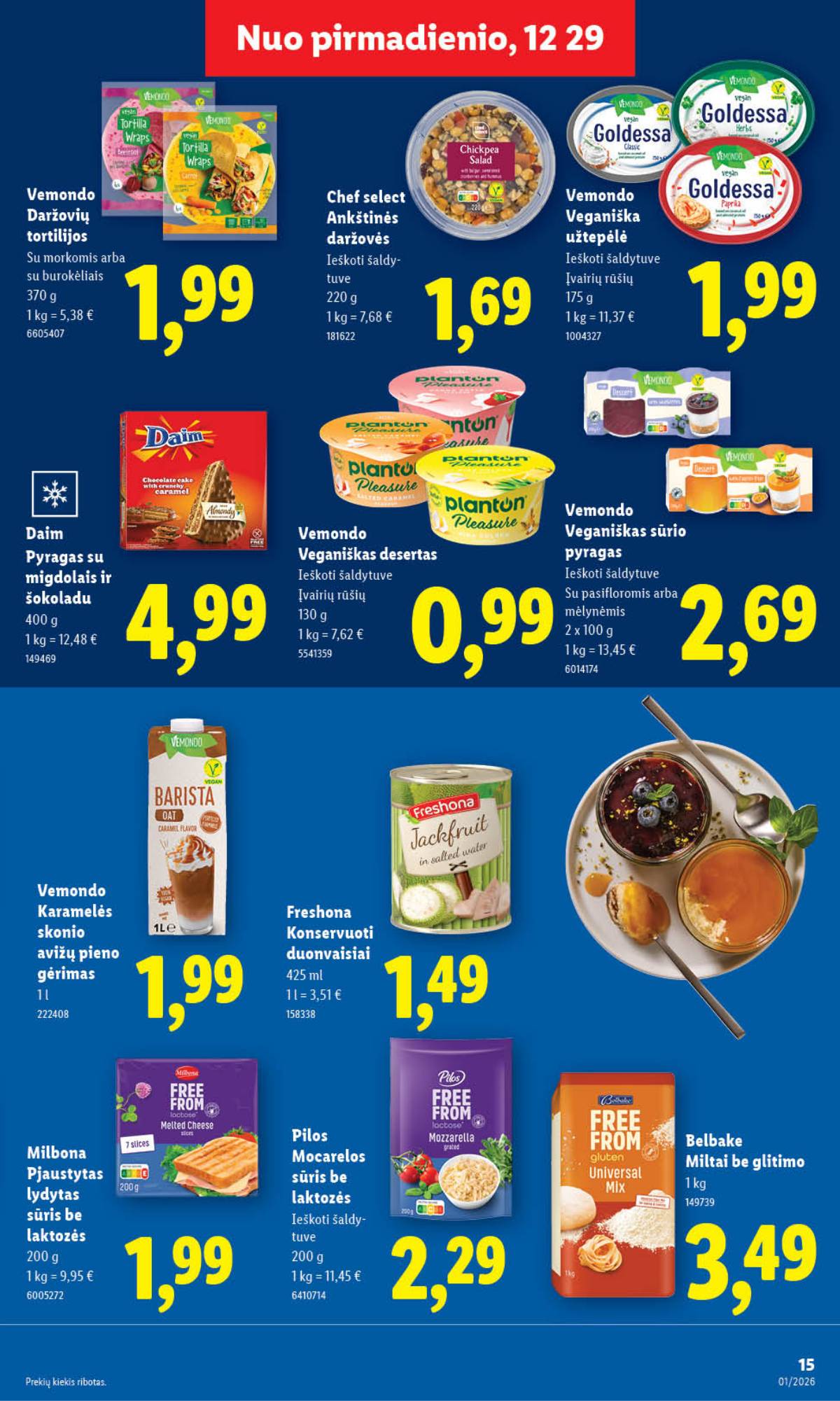Lidl - LIDL SAVAITĖS Maisto prekių akcijų leidinys 15 puslapis