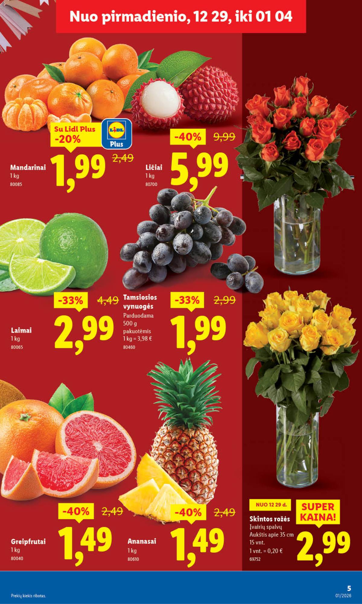 Lidl - LIDL SAVAITĖS Maisto prekių akcijų leidinys 5 puslapis