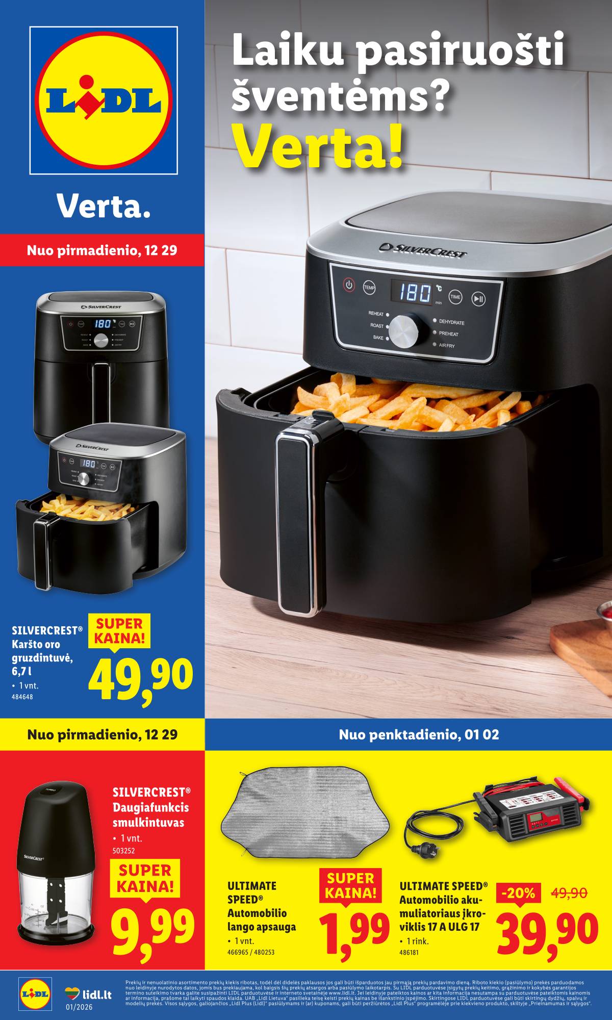 Lidl - LIDL Ne maisto prekių akcijų leidinys 1 puslapis