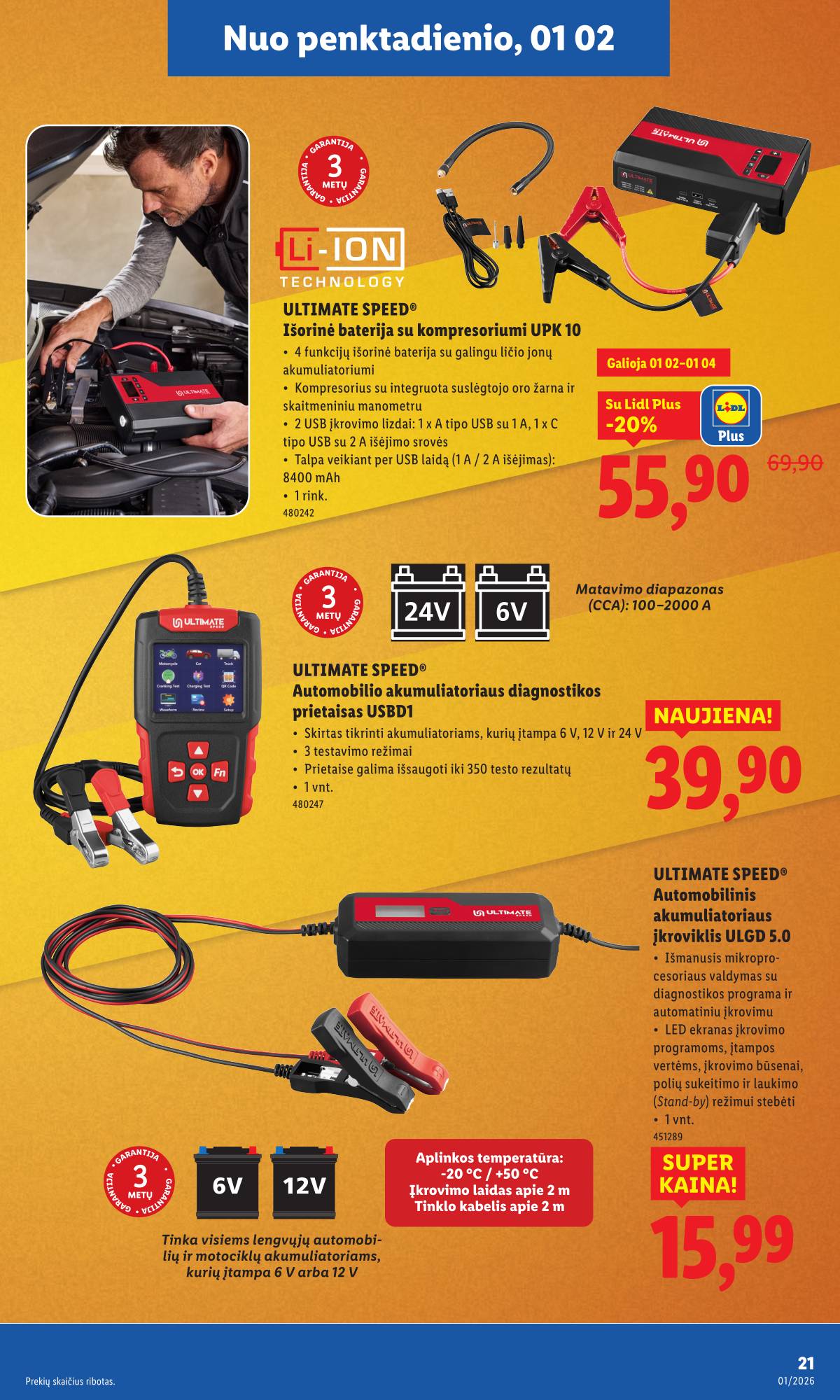 Lidl - LIDL Ne maisto prekių akcijų leidinys 21 puslapis