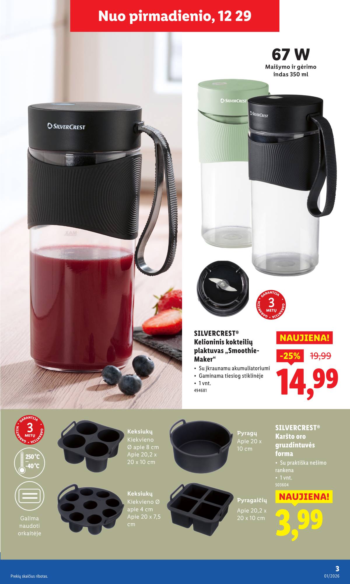 Lidl - LIDL Ne maisto prekių akcijų leidinys 3 puslapis