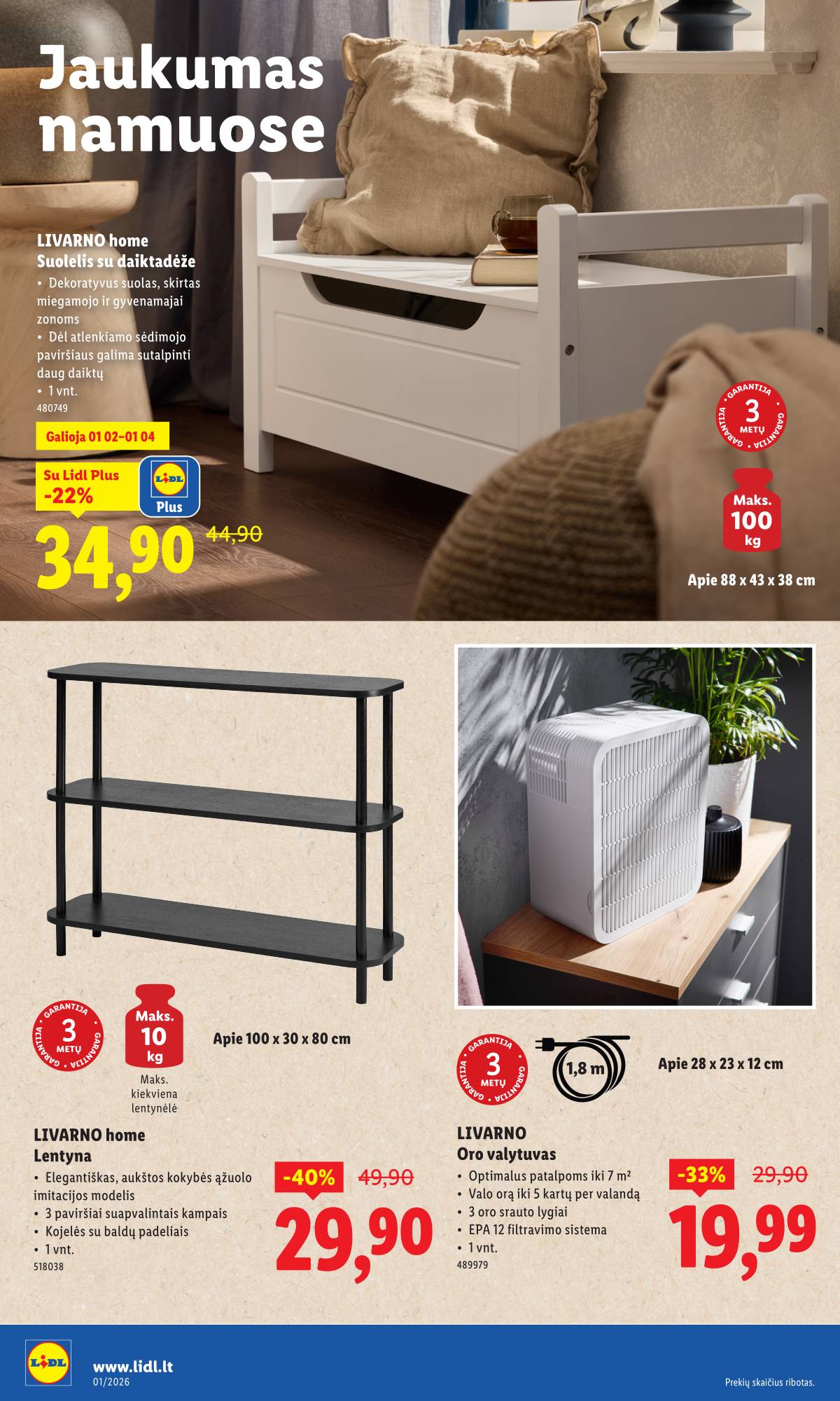 Lidl - LIDL Ne maisto prekių akcijų leidinys 32 puslapis