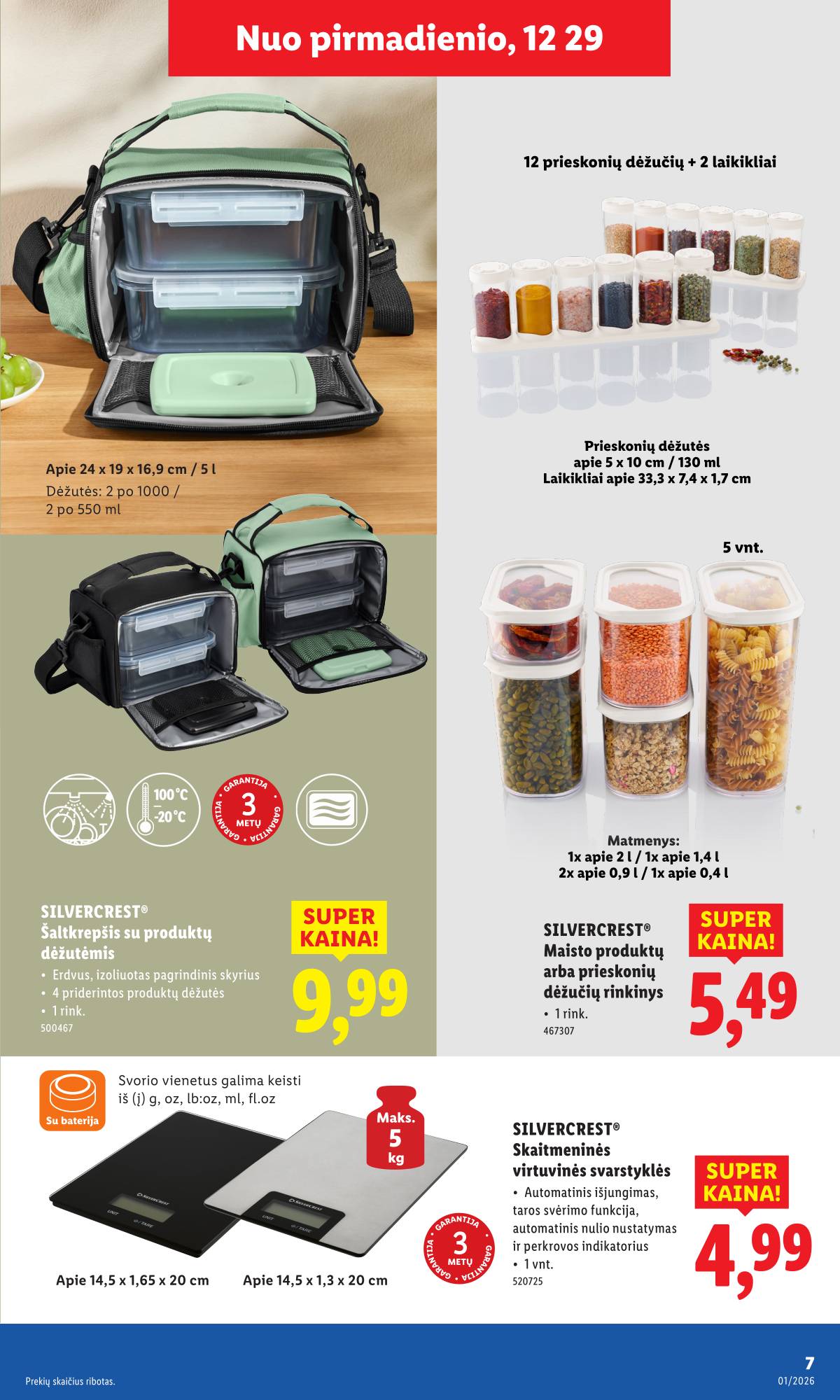 Lidl - LIDL Ne maisto prekių akcijų leidinys 7 puslapis