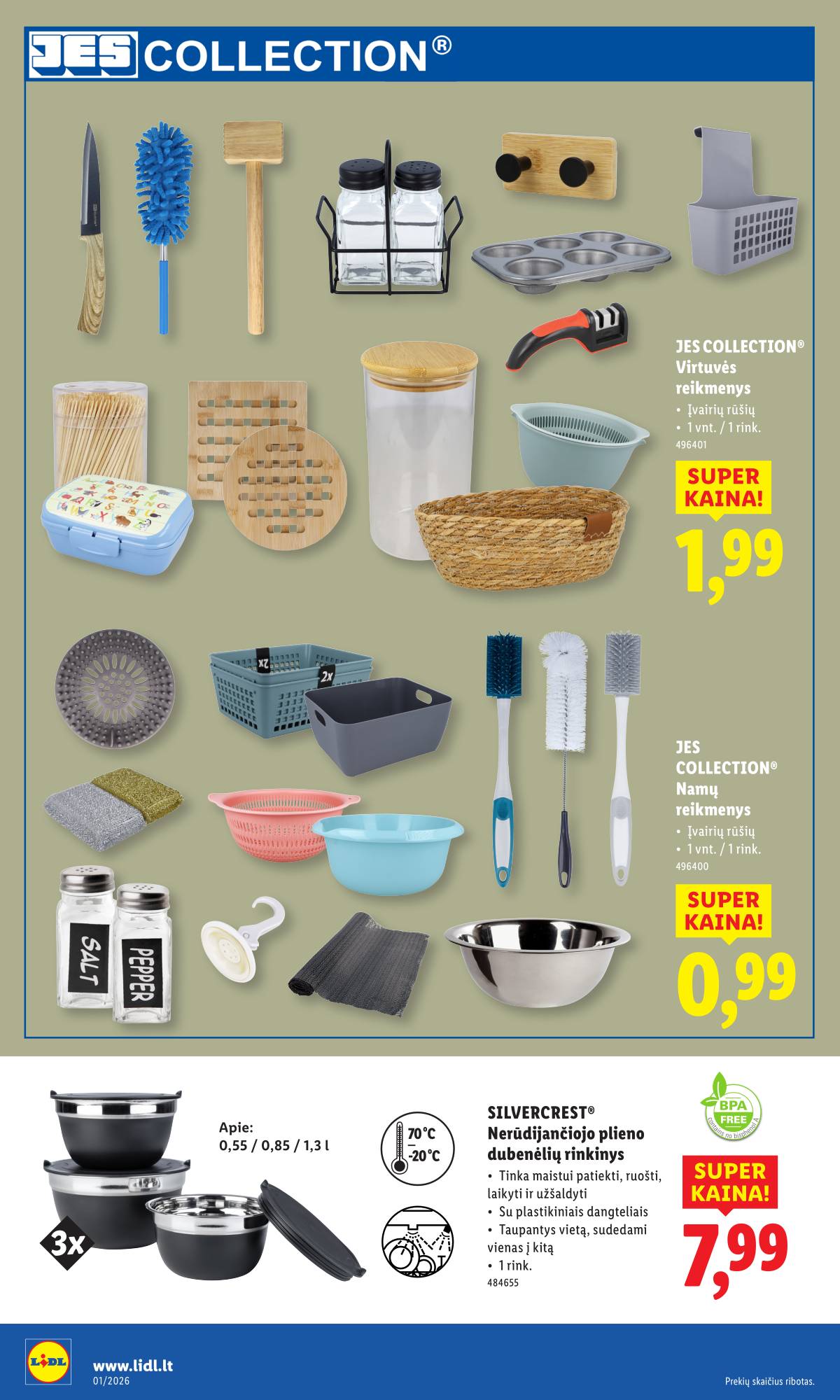 Lidl - LIDL Ne maisto prekių akcijų leidinys 8 puslapis