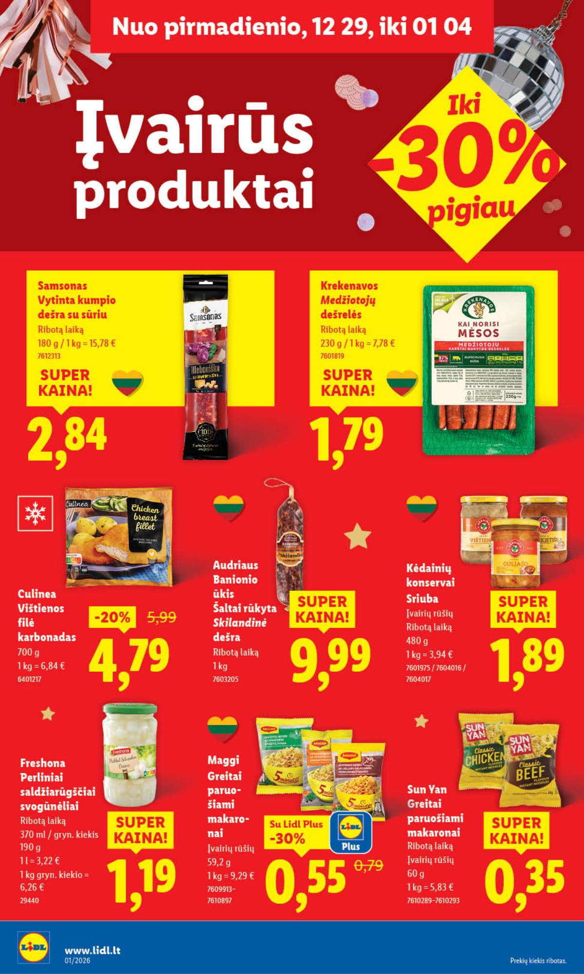 Lidl - PASIŪLYMAI NUO PENKTADIENIO 28 puslapis
