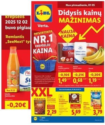 Lidl - LIDL SAVAITĖS Maisto prekių akcijų leidinys 2026-01-05 – 2026-01-11