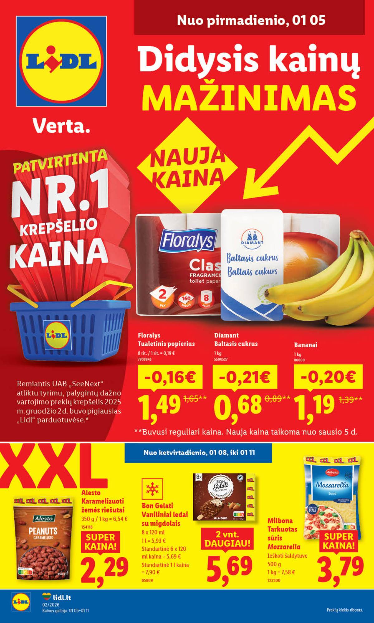 Lidl - LIDL SAVAITĖS Maisto prekių akcijų leidinys 1 puslapis