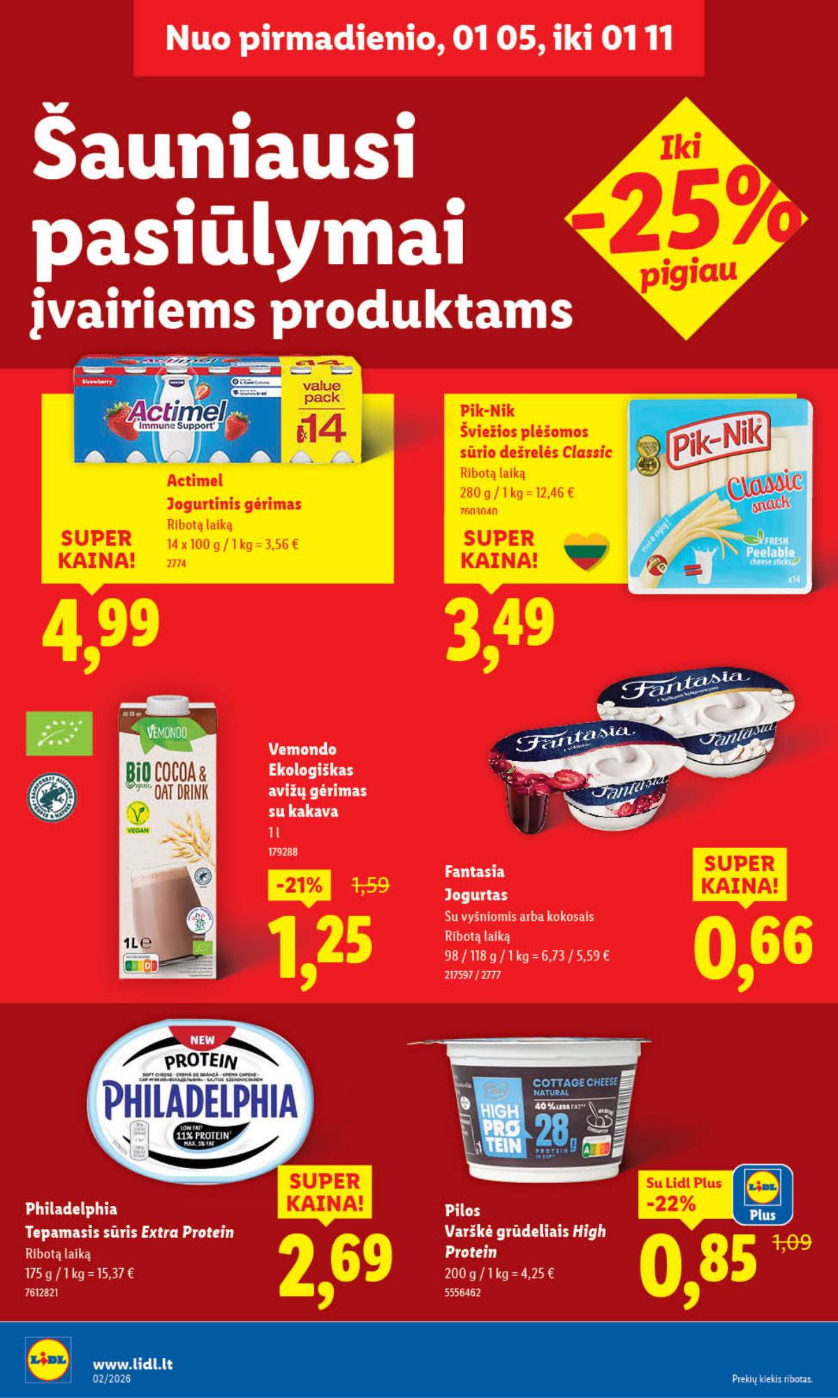 Lidl - LIDL SAVAITĖS Maisto prekių akcijų leidinys 10 puslapis