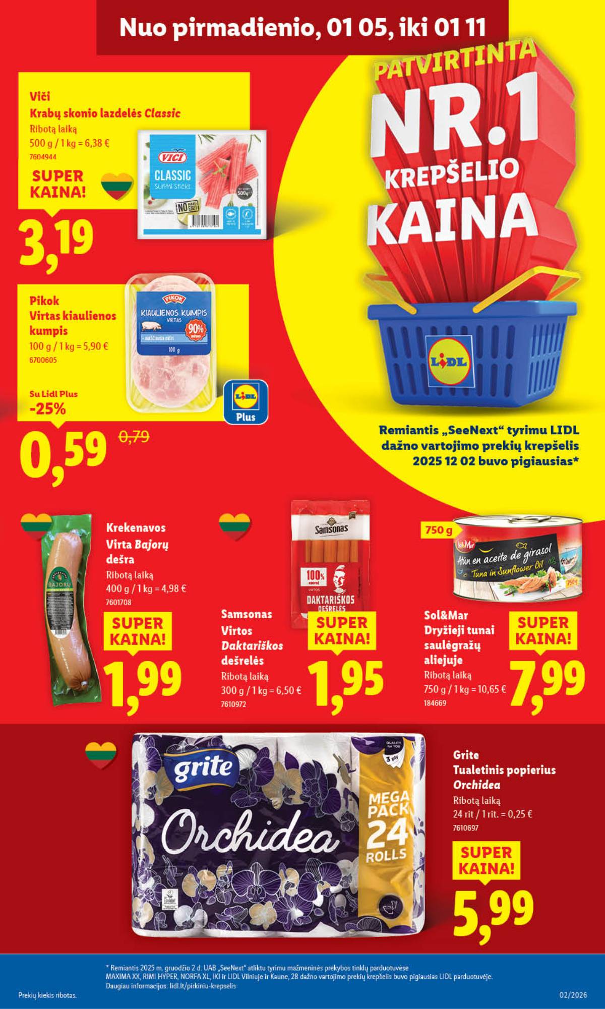 Lidl - LIDL SAVAITĖS Maisto prekių akcijų leidinys 11 puslapis