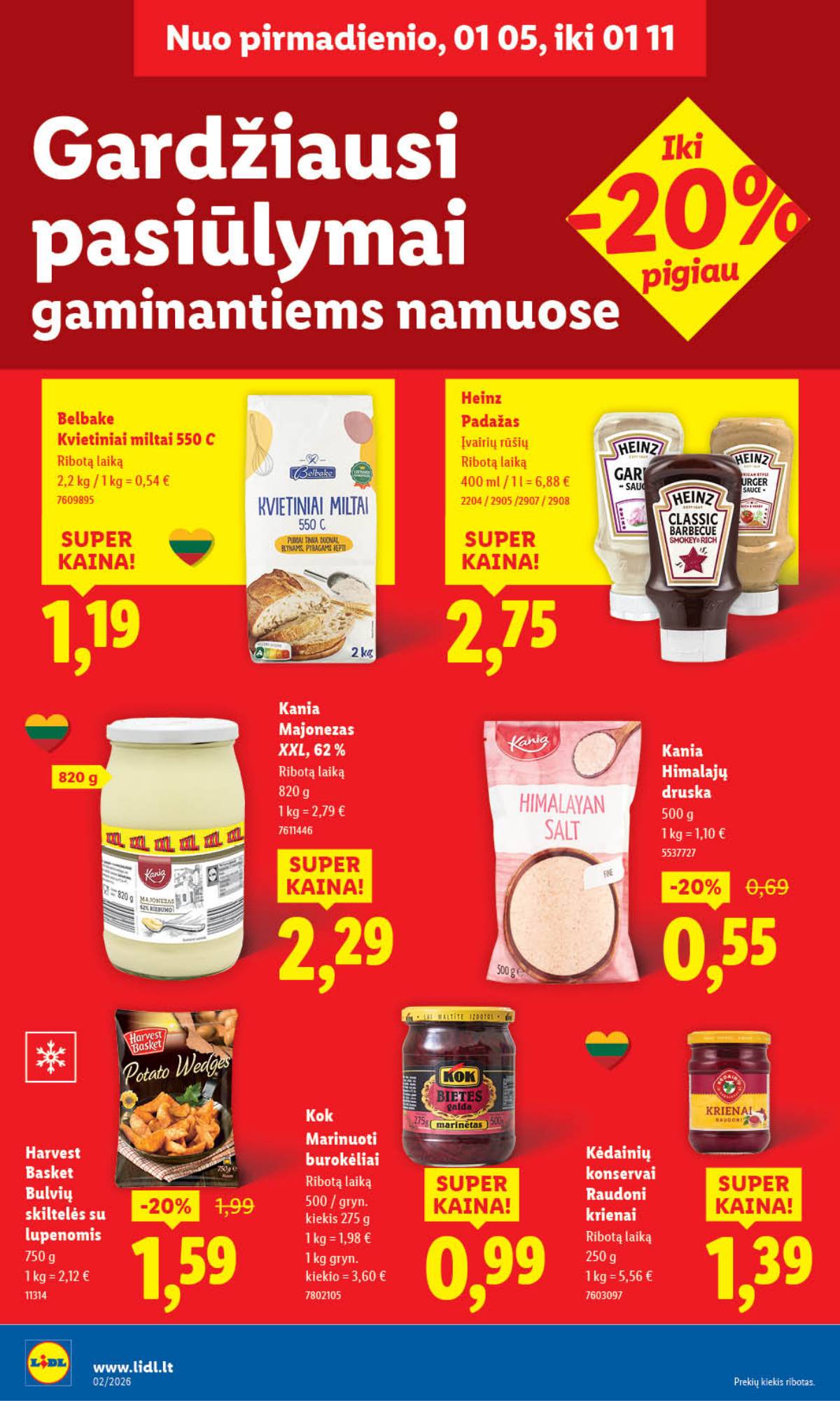 Lidl - LIDL SAVAITĖS Maisto prekių akcijų leidinys 12 puslapis