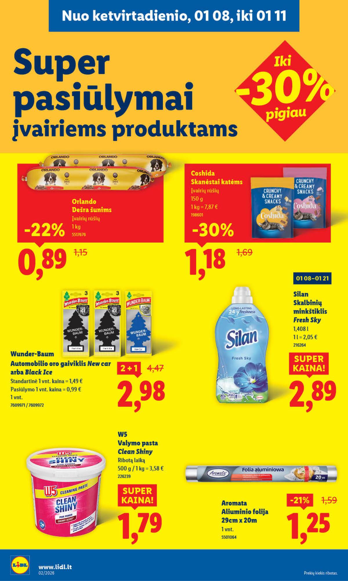 Lidl - LIDL SAVAITĖS Maisto prekių akcijų leidinys 32 puslapis
