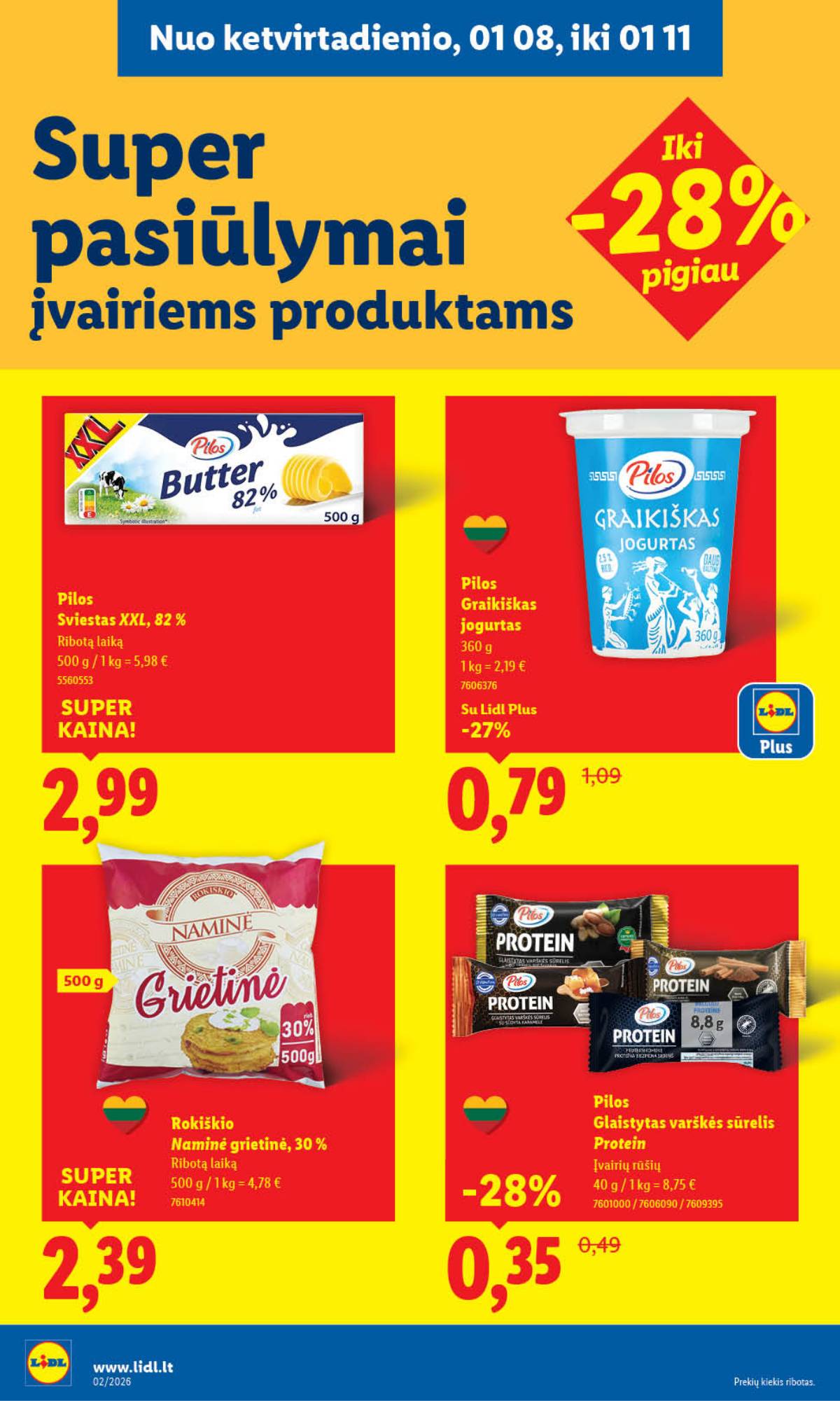 Lidl - LIDL SAVAITĖS Maisto prekių akcijų leidinys 34 puslapis