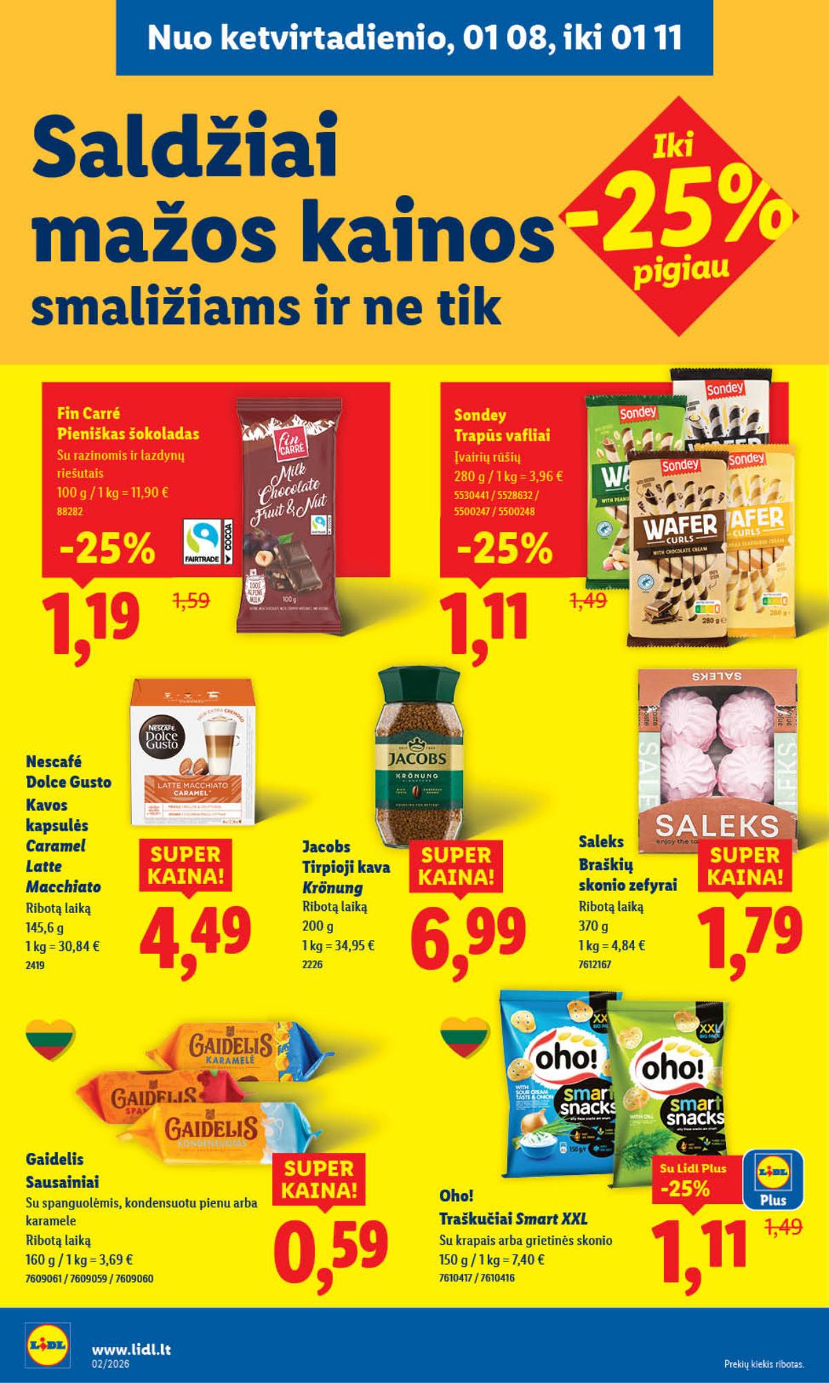 Lidl - LIDL SAVAITĖS Maisto prekių akcijų leidinys 36 puslapis