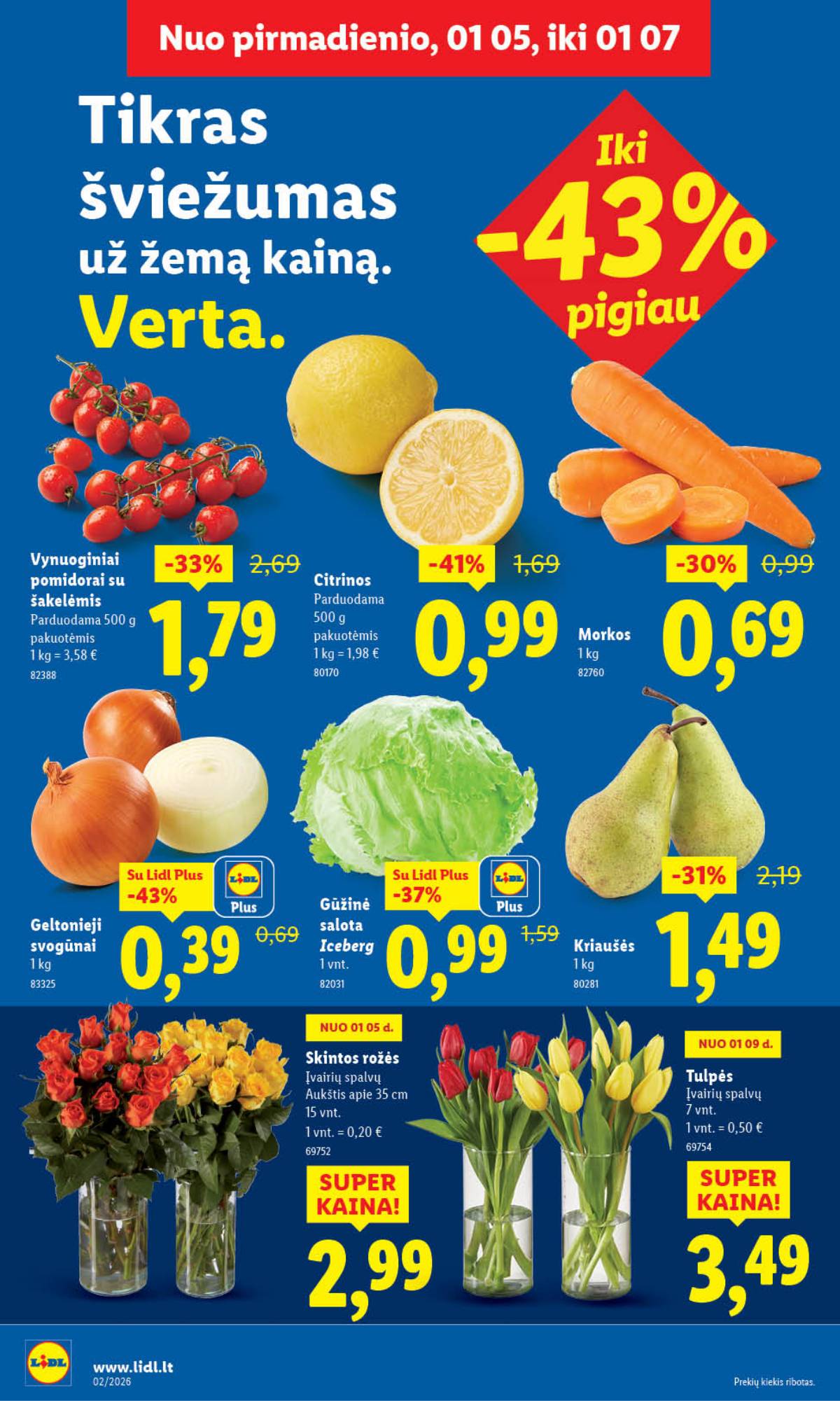 Lidl - LIDL SAVAITĖS Maisto prekių akcijų leidinys 6 puslapis