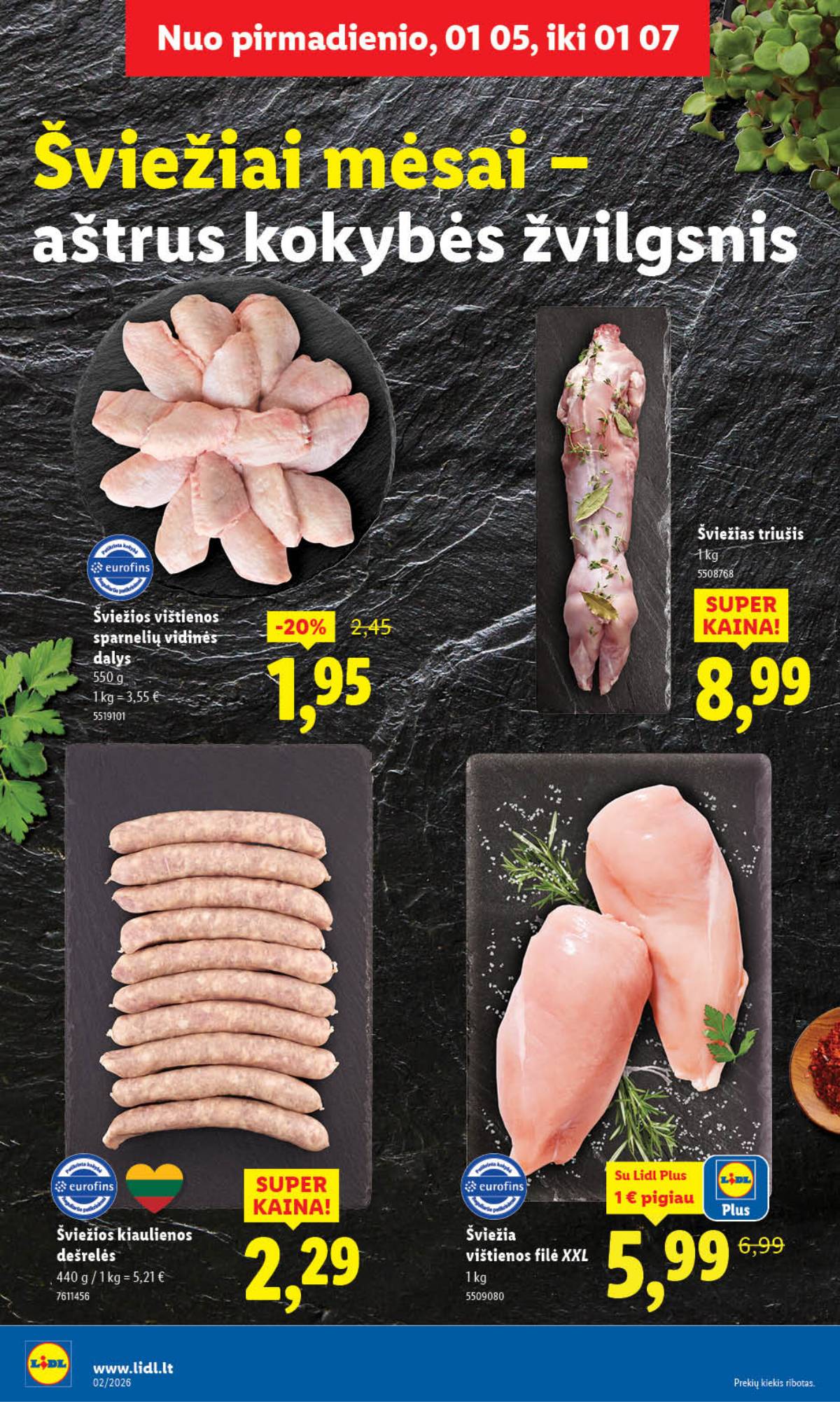 Lidl - LIDL SAVAITĖS Maisto prekių akcijų leidinys 8 puslapis