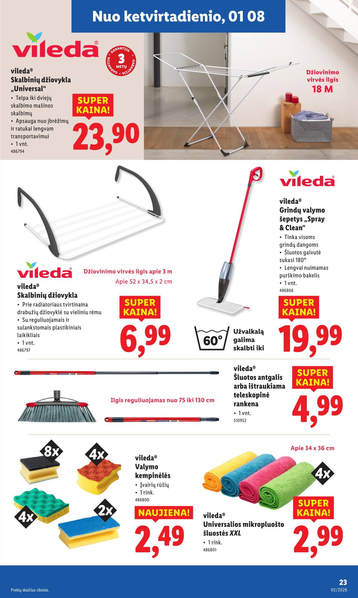 Lidl - LIDL Ne maisto prekių akcijų leidinys 23 puslapis