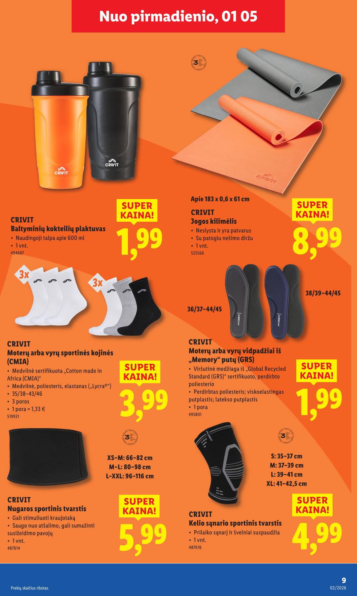 Lidl - LIDL Ne maisto prekių akcijų leidinys 9 puslapis