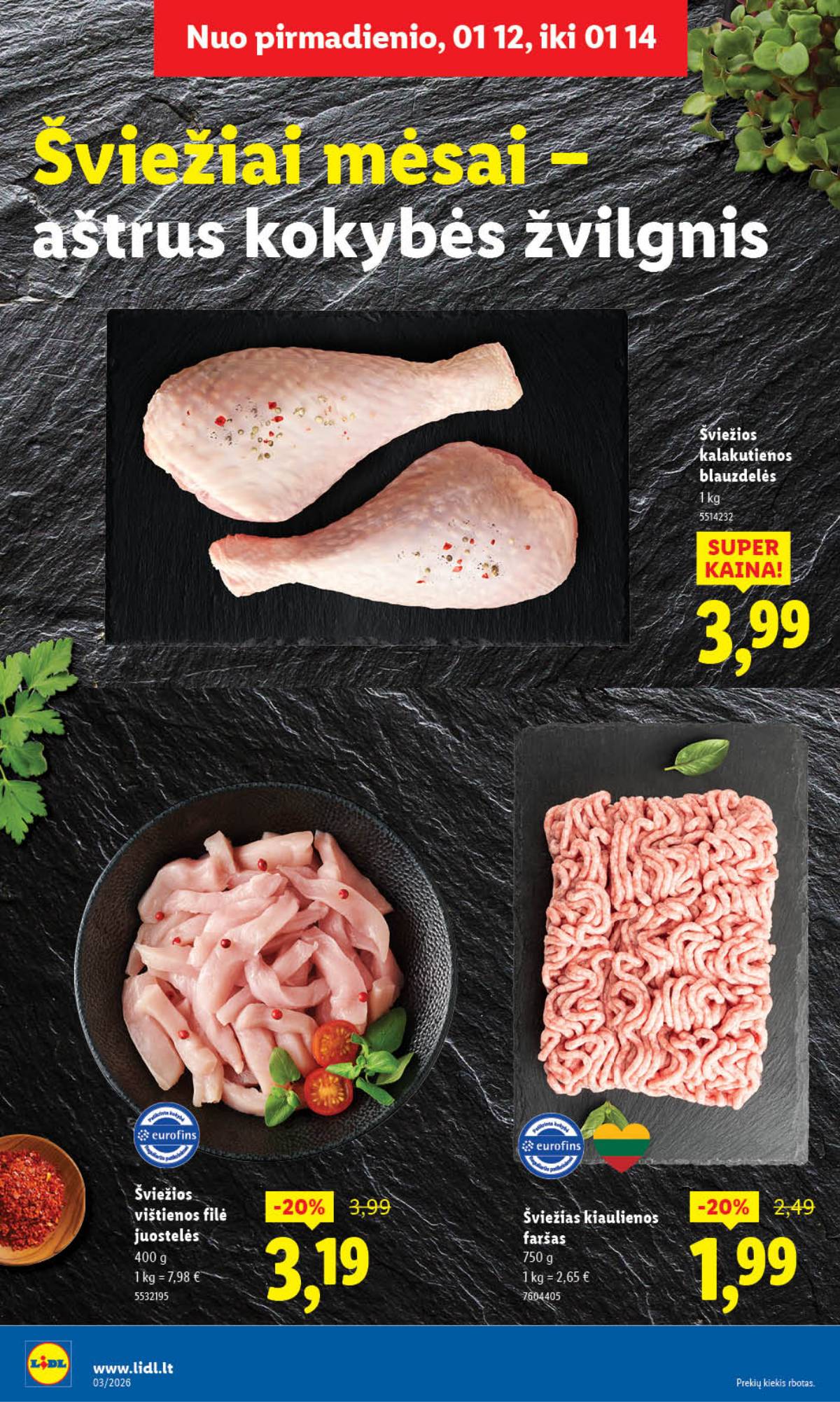 Lidl - LIDL SAVAITĖS Maisto prekių akcijų leidinys 10 puslapis