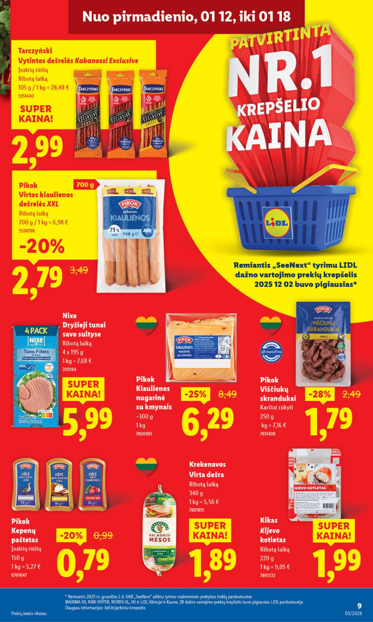 Lidl - LIDL SAVAITĖS Maisto prekių akcijų leidinys 11 puslapis