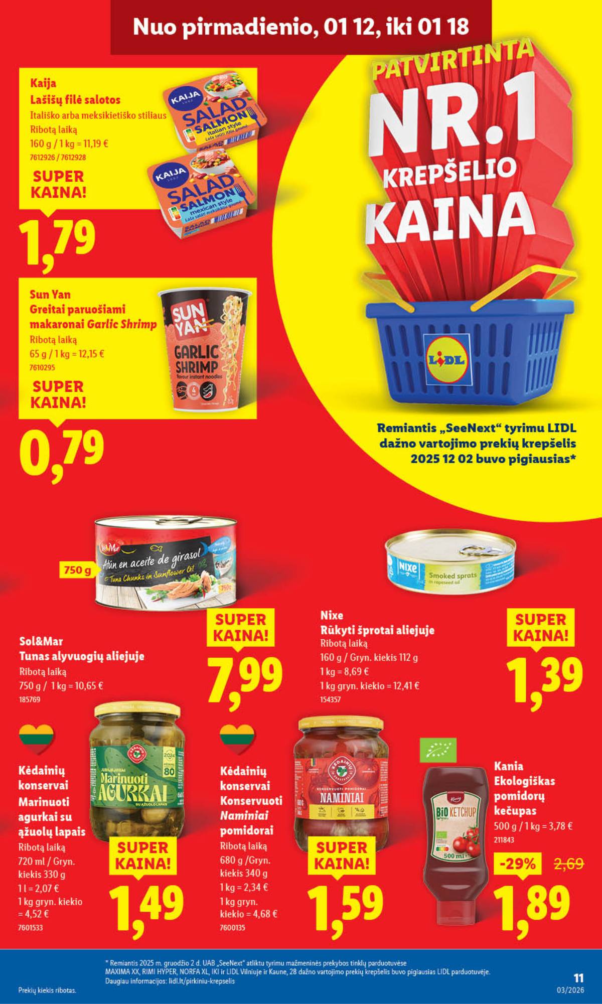 Lidl - LIDL SAVAITĖS Maisto prekių akcijų leidinys 13 puslapis
