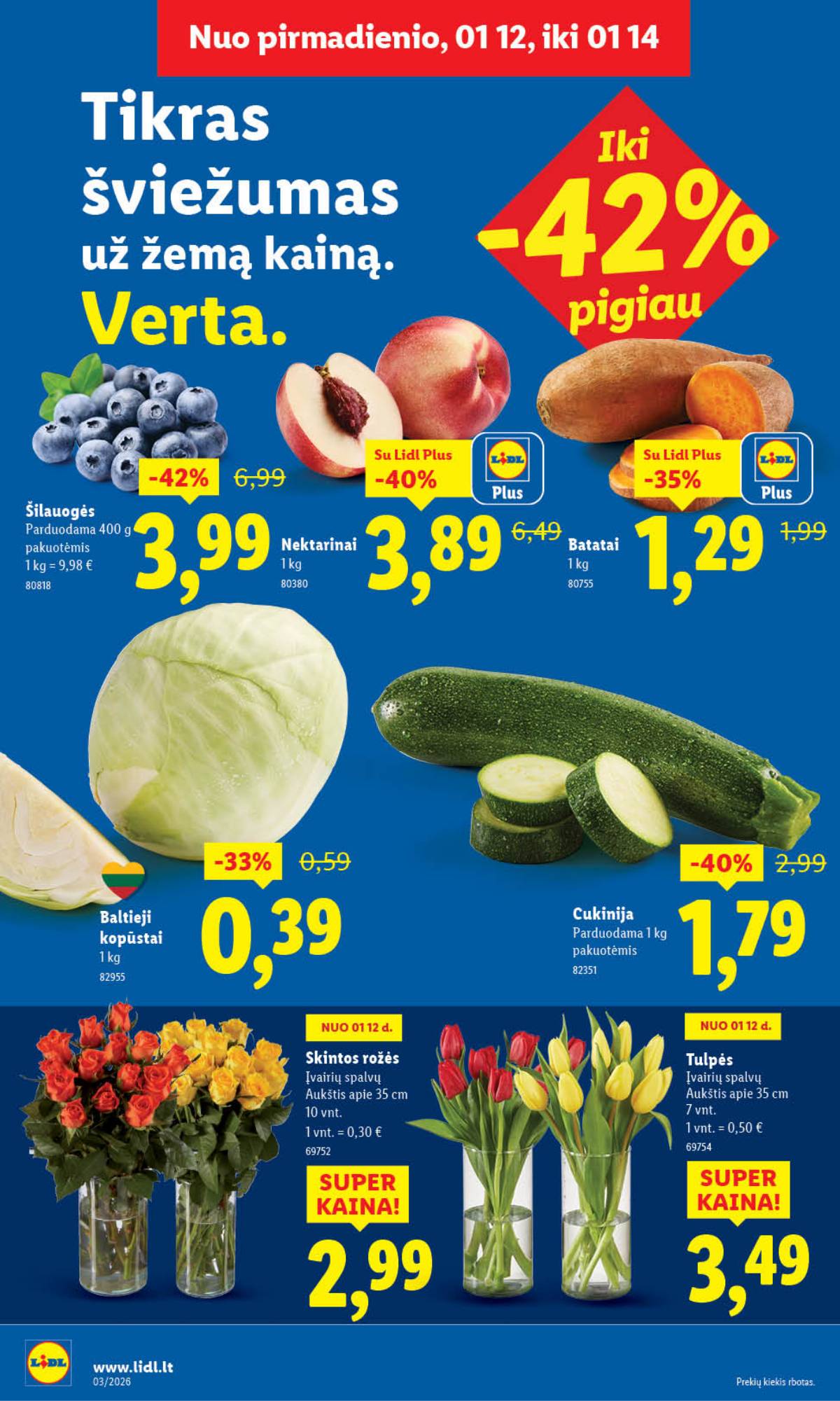 Lidl - LIDL SAVAITĖS Maisto prekių akcijų leidinys 6 puslapis