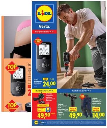 Lidl - LIDL Ne maisto prekių akcijų leidinys 2026-01-12 – 2026-01-18