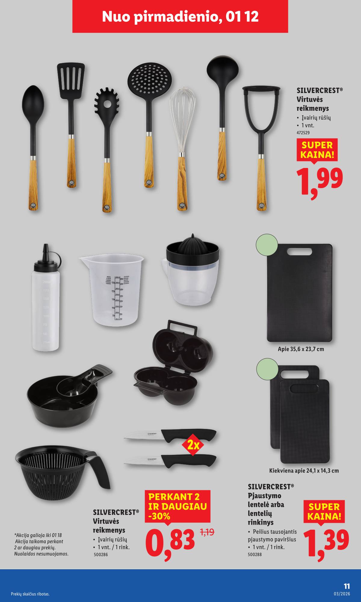 Lidl - LIDL Ne maisto prekių akcijų leidinys 11 puslapis