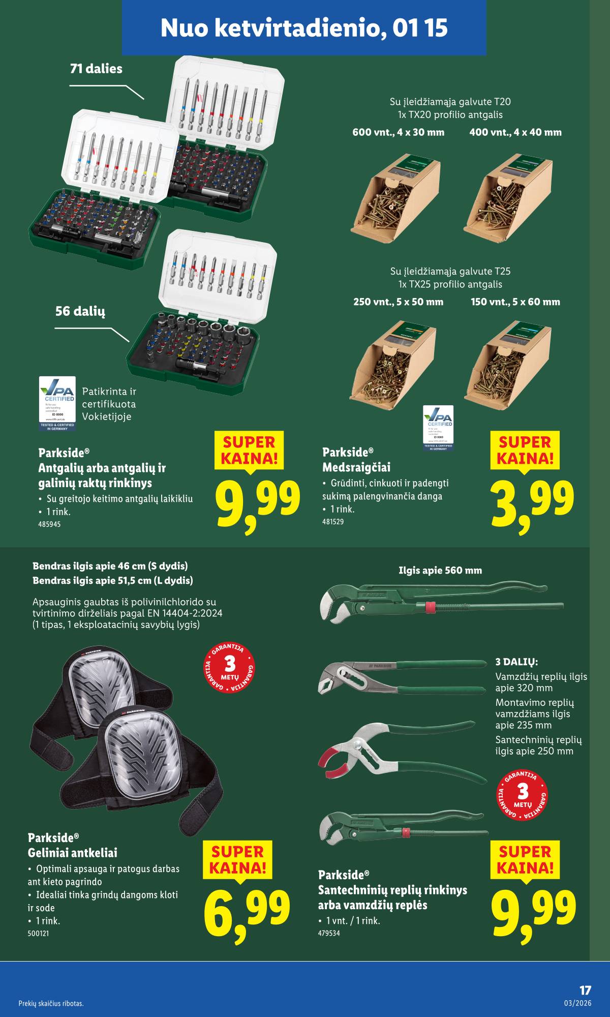 Lidl - LIDL Ne maisto prekių akcijų leidinys 17 puslapis