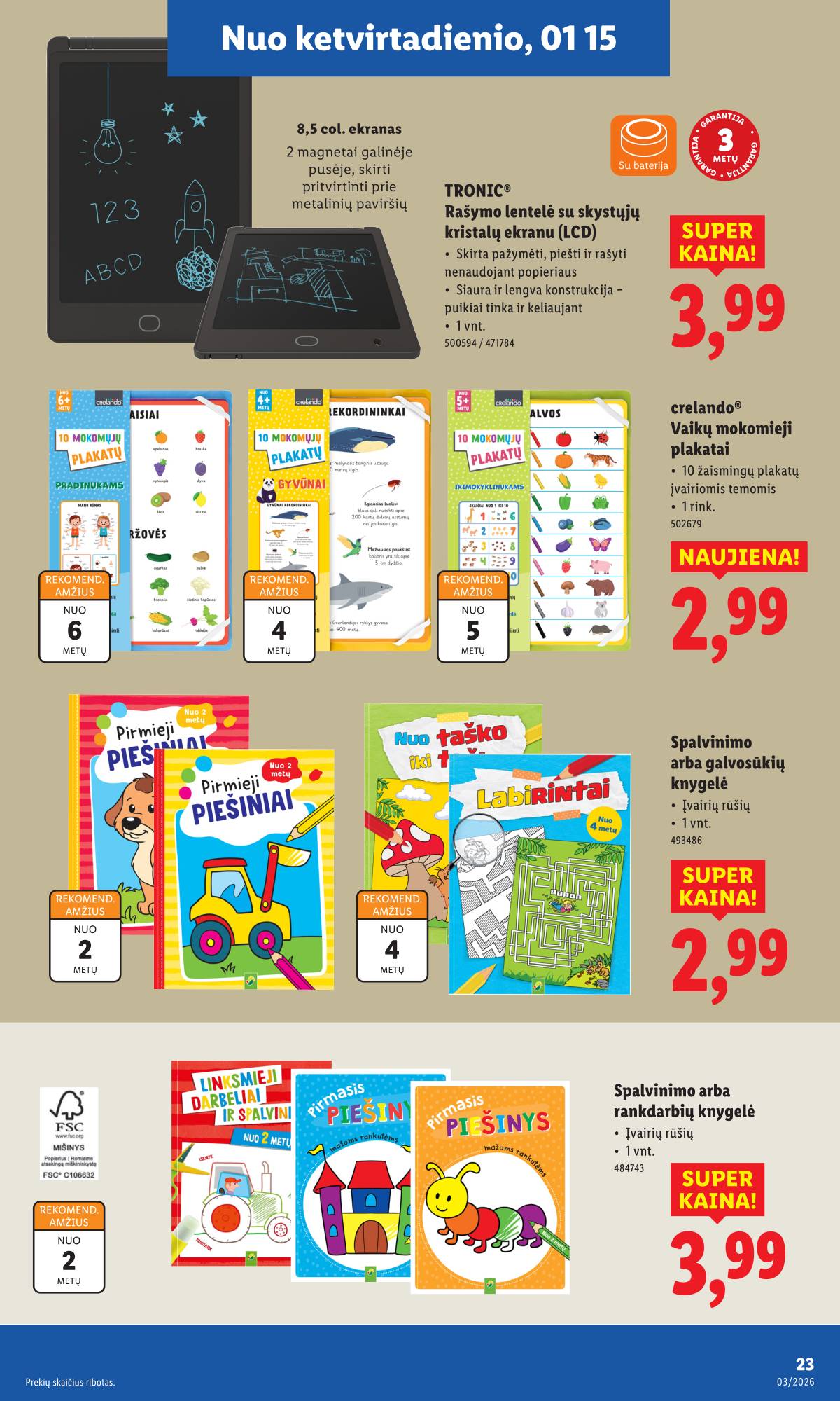 Lidl - LIDL Ne maisto prekių akcijų leidinys 23 puslapis