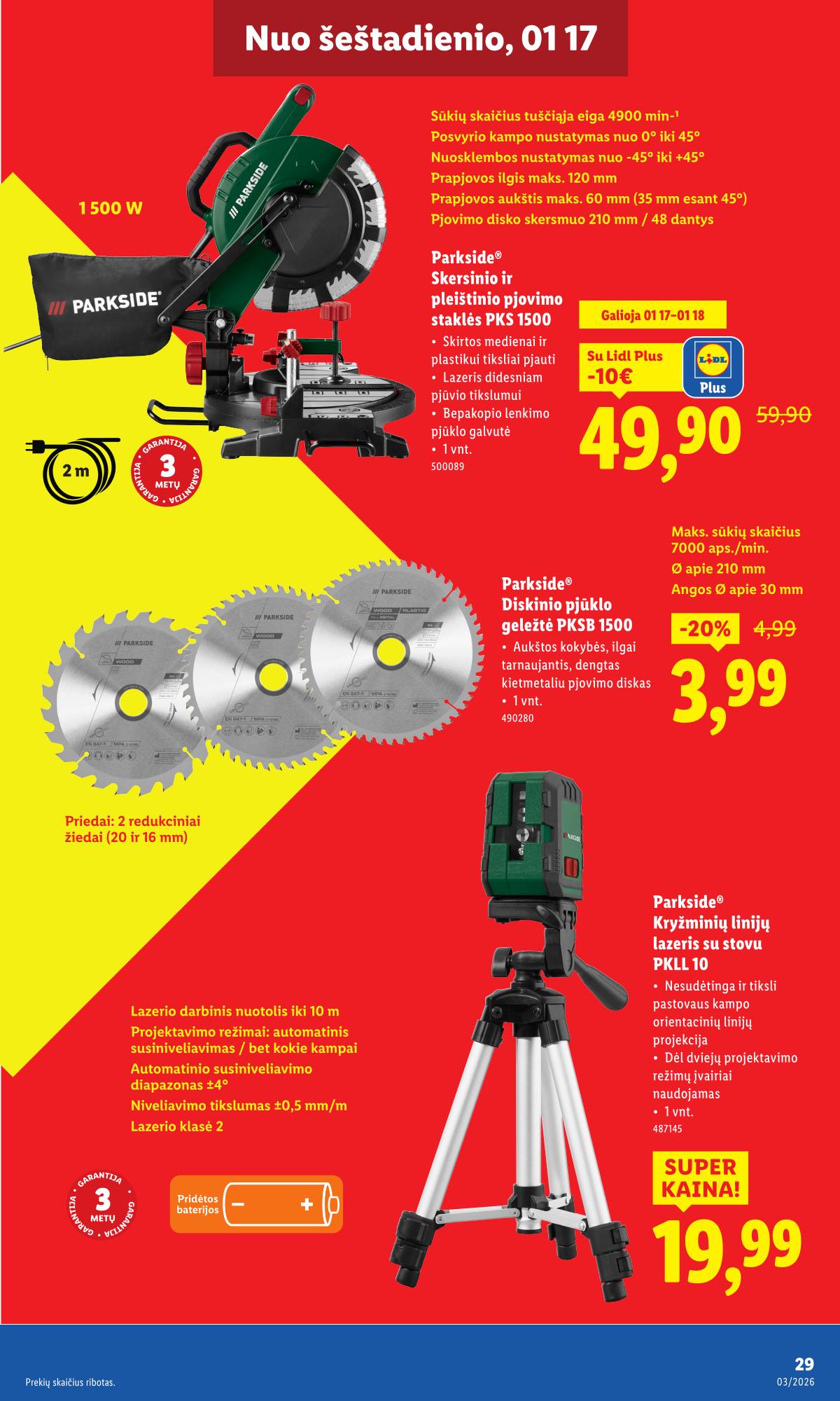 Lidl - LIDL Ne maisto prekių akcijų leidinys 29 puslapis