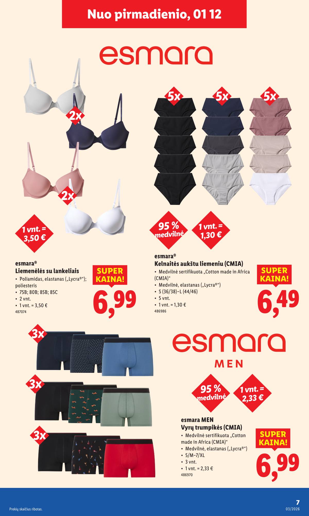 Lidl - LIDL Ne maisto prekių akcijų leidinys 7 puslapis