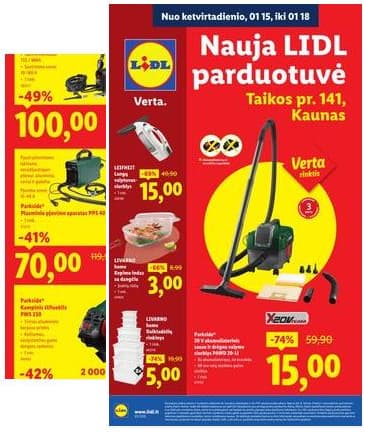 Lidl - Nauja LIDL parduotuvė 2026-01-12 – 2026-01-18