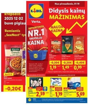 Lidl - LIDL SAVAITĖS Maisto prekių akcijų leidinys 2026-01-19 – 2026-01-25