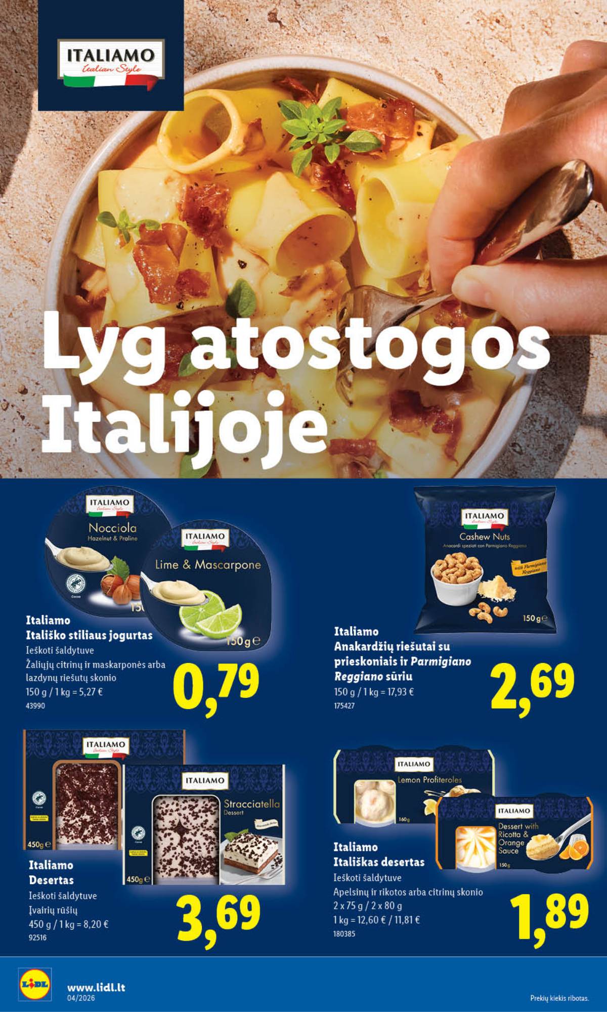 Lidl - LIDL SAVAITĖS Maisto prekių akcijų leidinys 10 puslapis