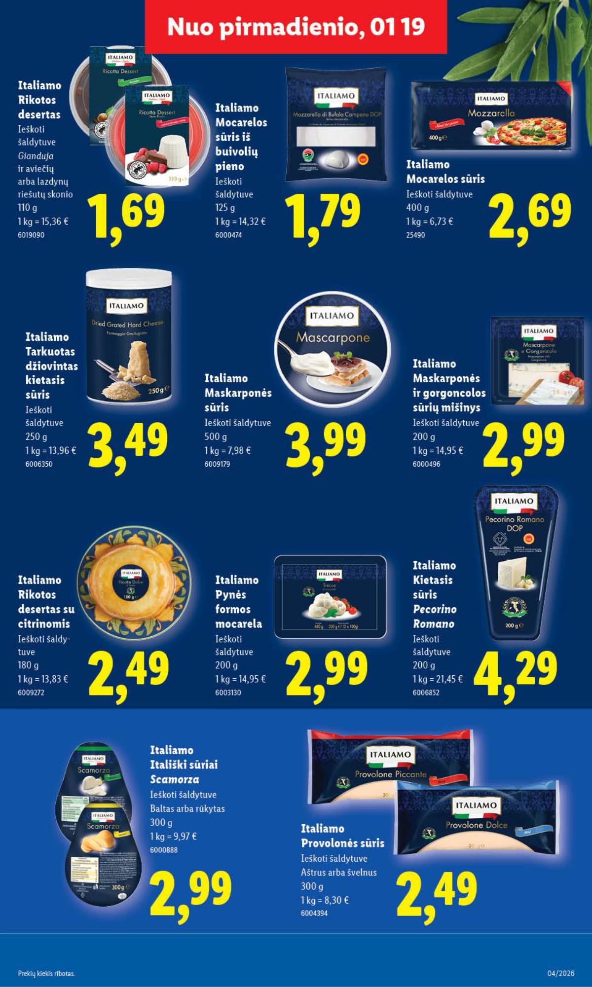 Lidl - LIDL SAVAITĖS Maisto prekių akcijų leidinys 13 puslapis