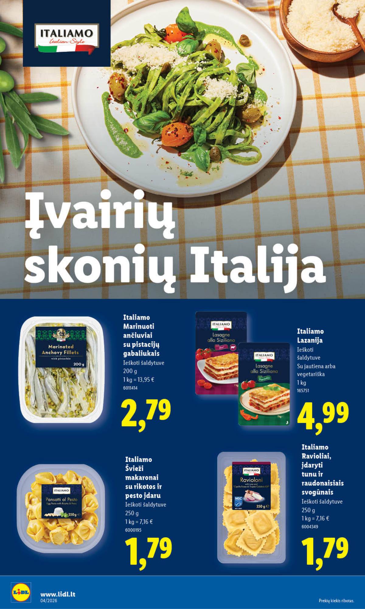 Lidl - LIDL SAVAITĖS Maisto prekių akcijų leidinys 14 puslapis