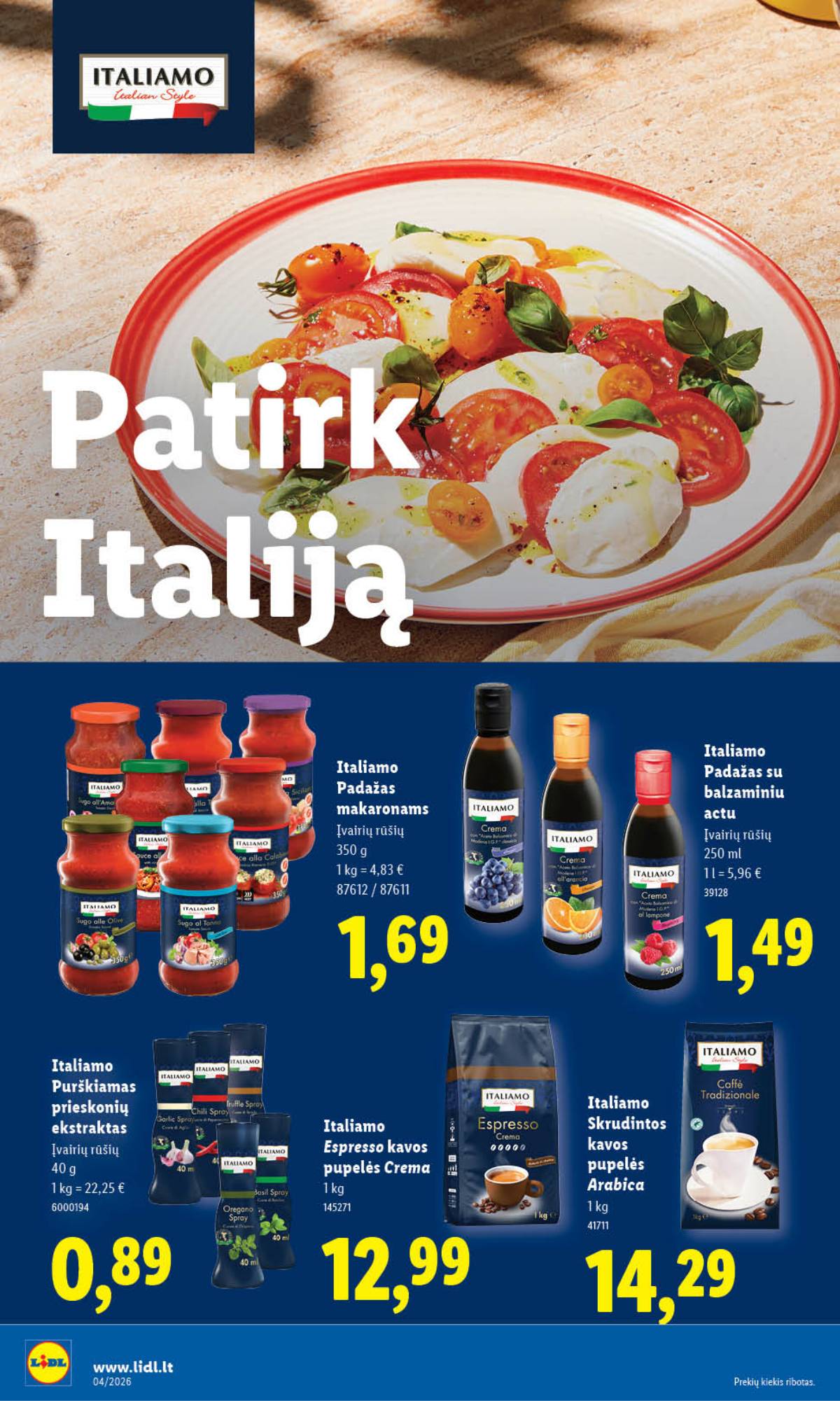 Lidl - LIDL SAVAITĖS Maisto prekių akcijų leidinys 16 puslapis