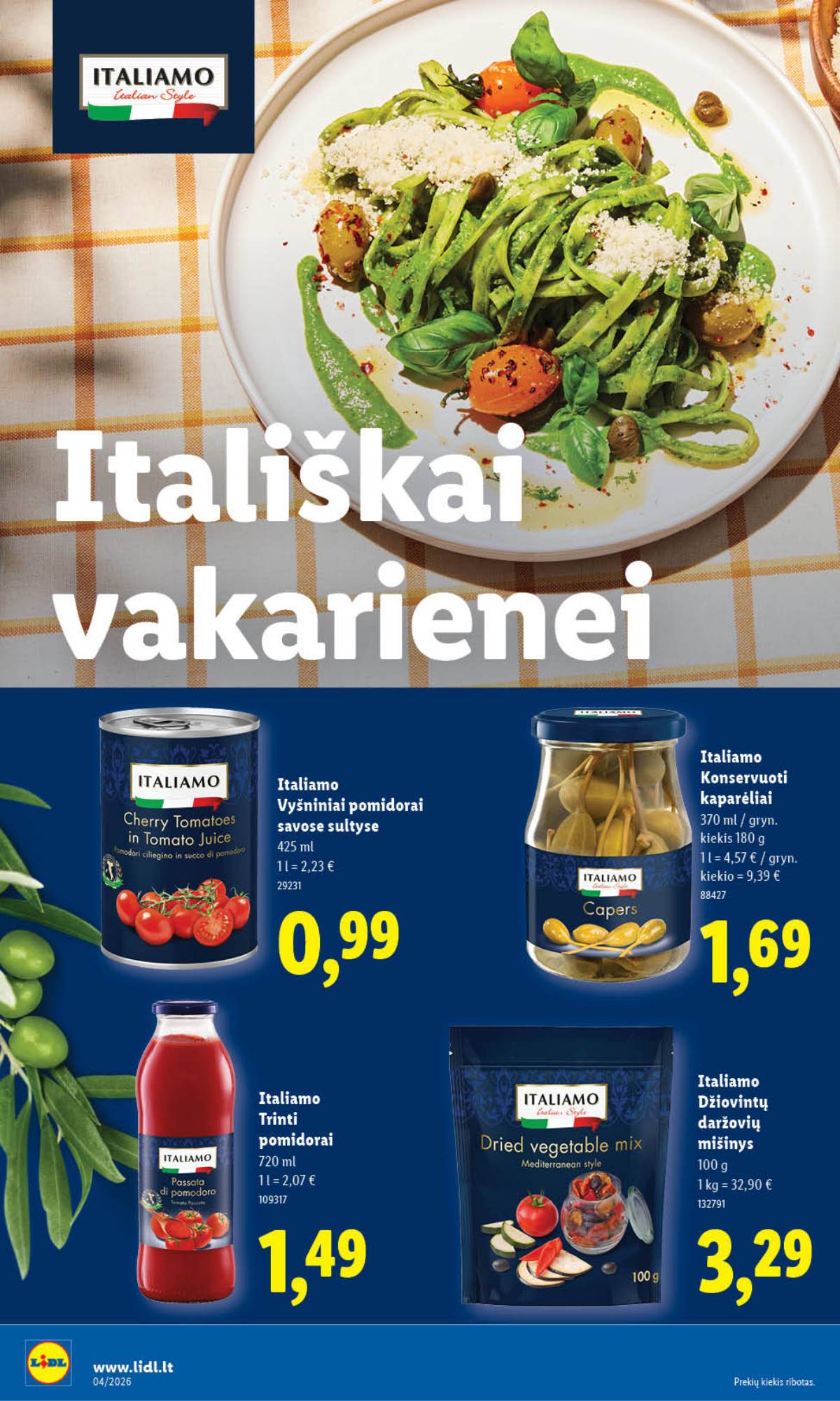 Lidl - LIDL SAVAITĖS Maisto prekių akcijų leidinys 20 puslapis