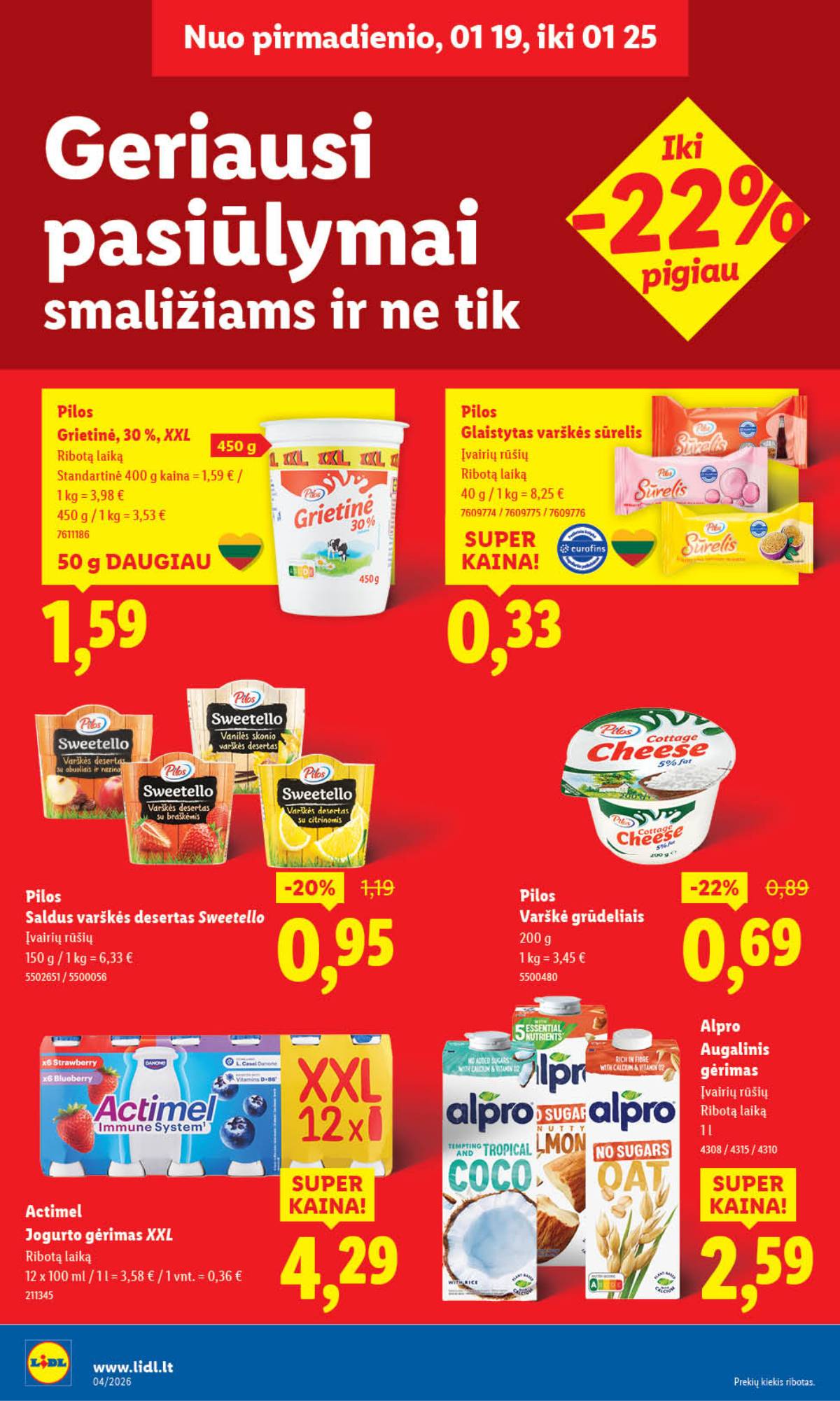 Lidl - LIDL SAVAITĖS Maisto prekių akcijų leidinys 24 puslapis