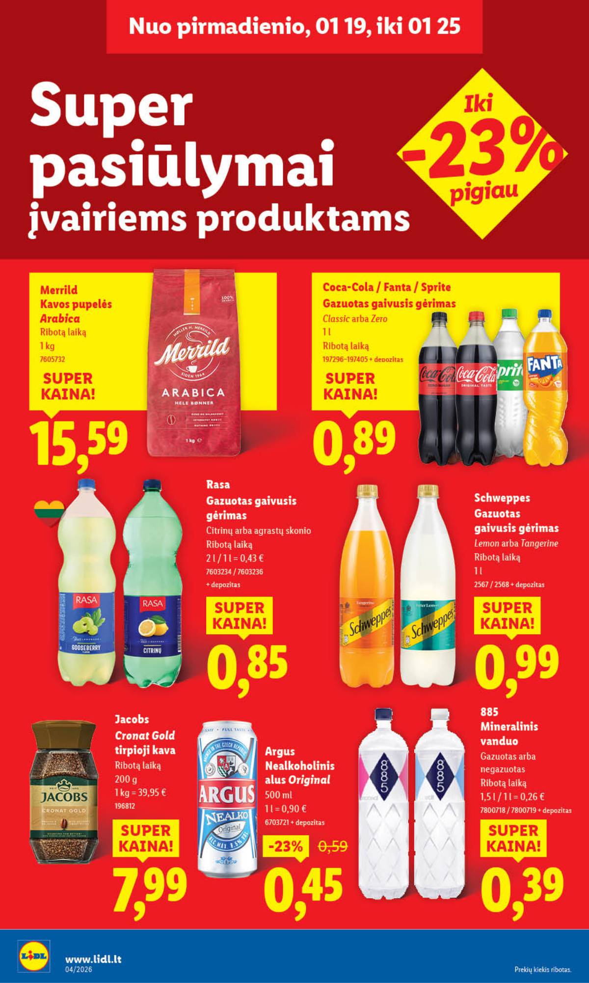 Lidl - LIDL SAVAITĖS Maisto prekių akcijų leidinys 26 puslapis