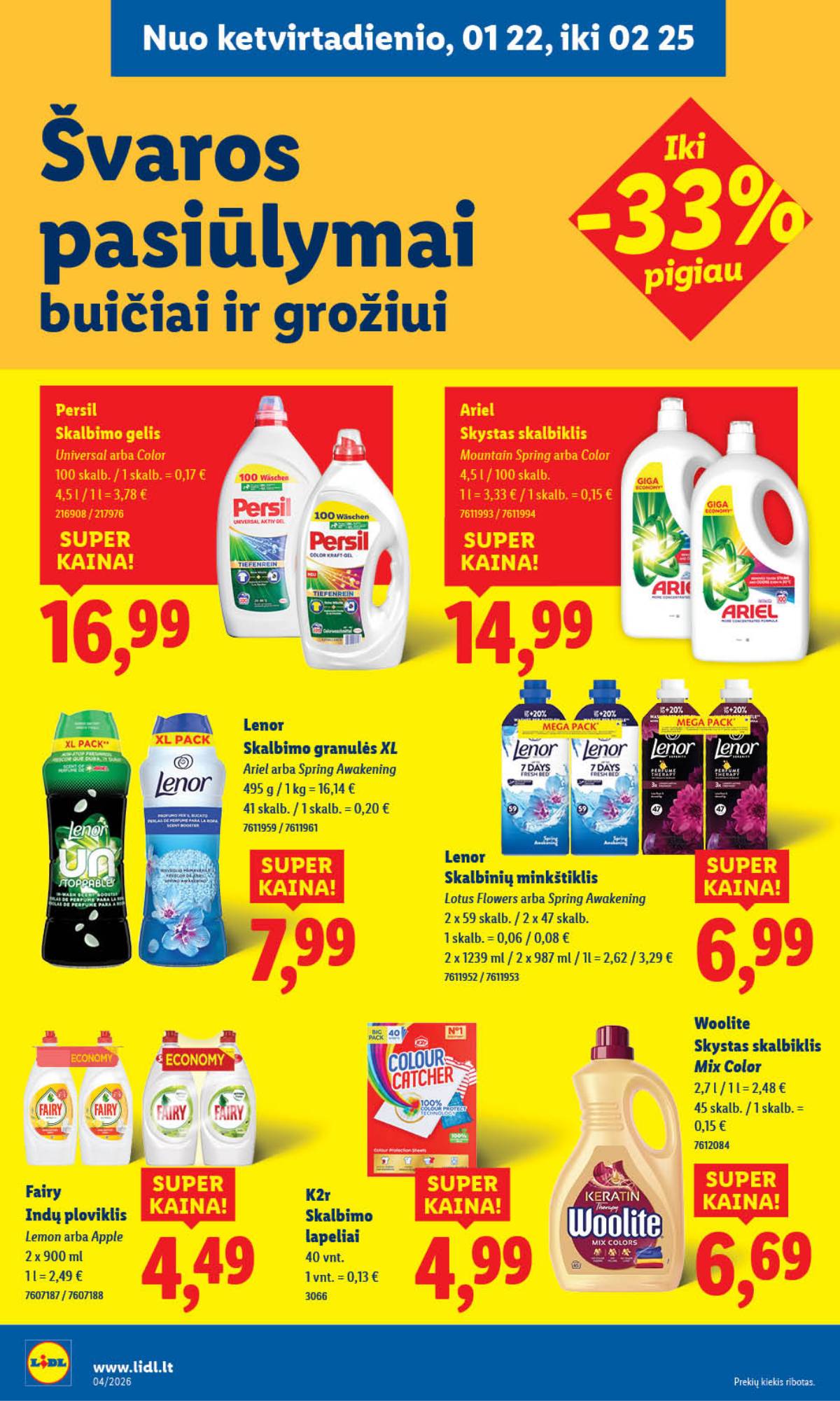 Lidl - LIDL SAVAITĖS Maisto prekių akcijų leidinys 30 puslapis